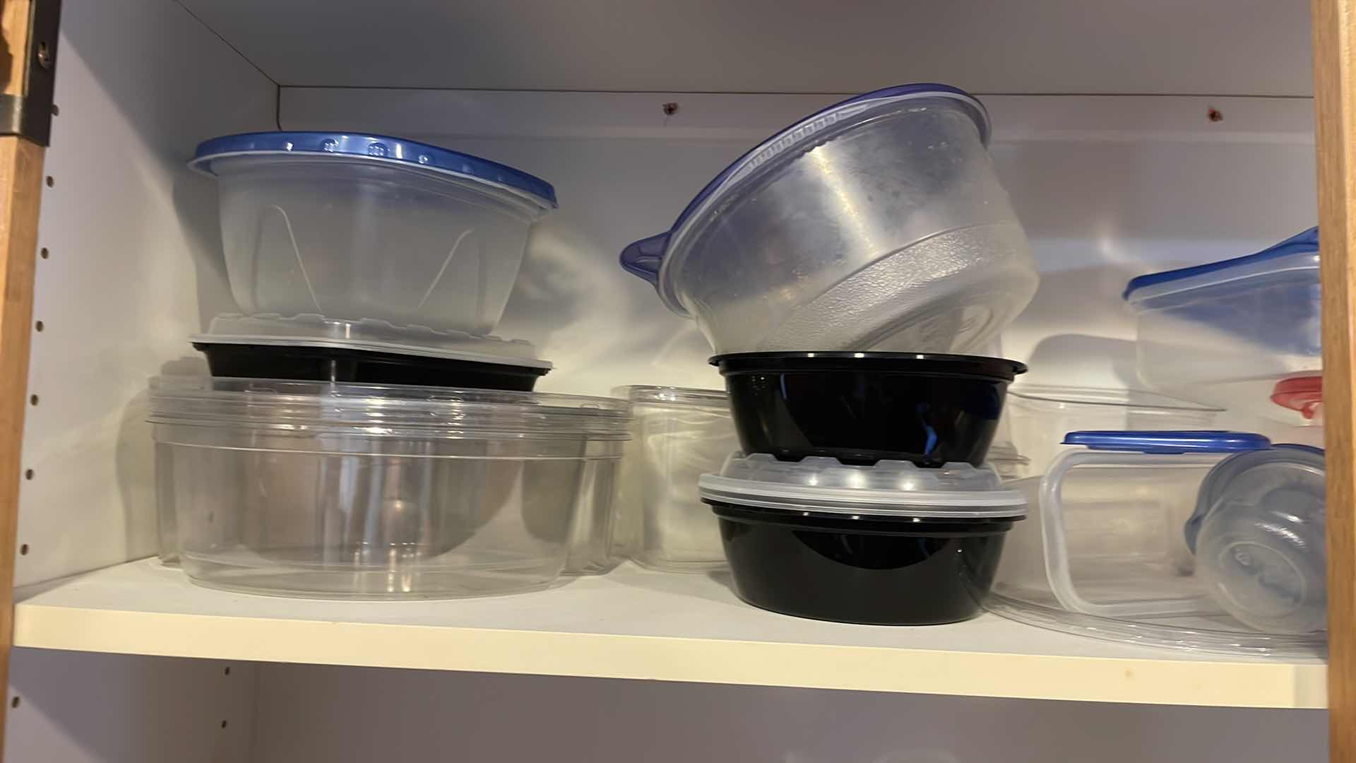 Photo 1 of PLASTIC STORAGE CONTAINERS GLASSES