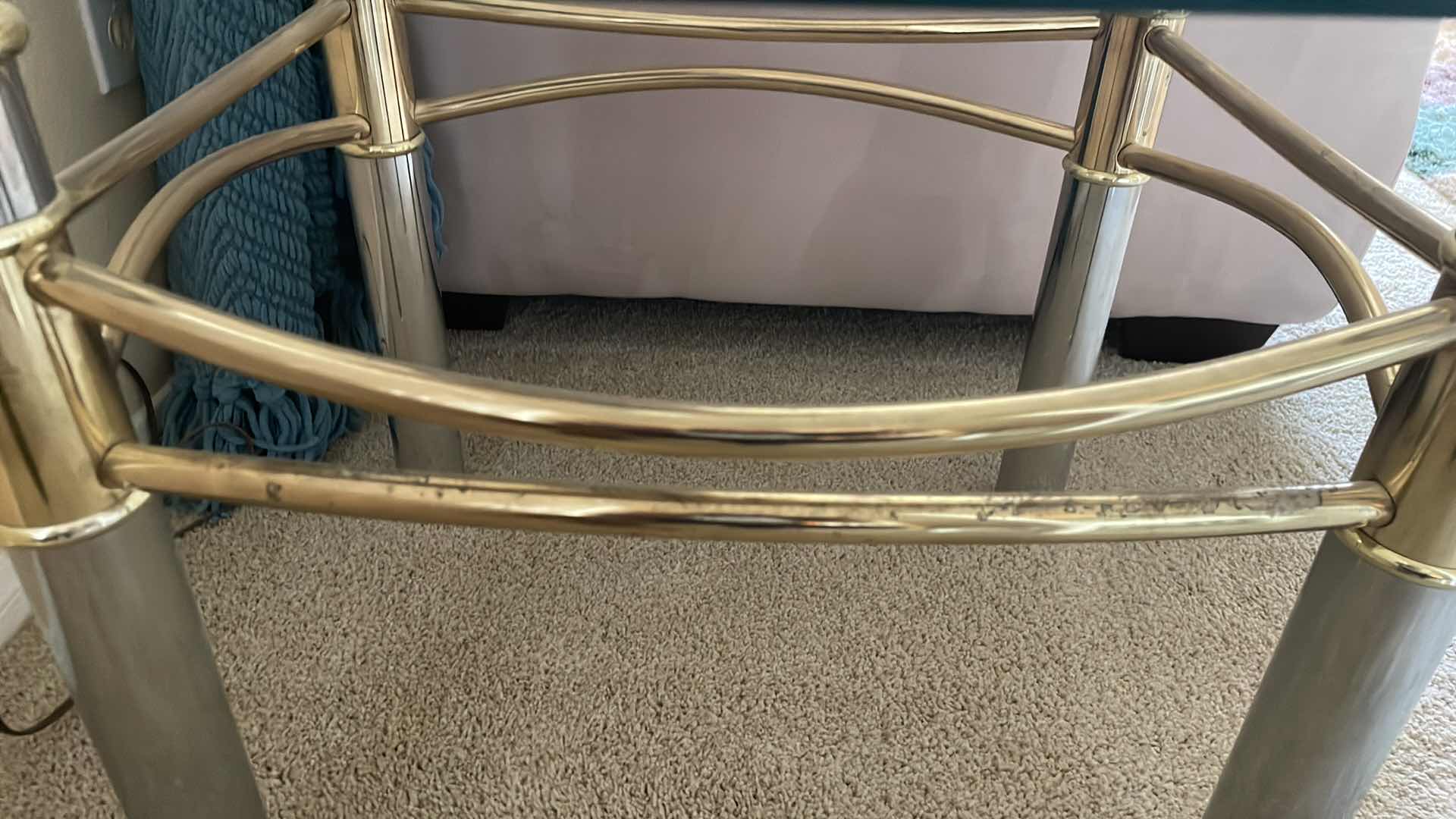Photo 1 of GLASS END TABLE 26”x26” WITH 30”LAMP