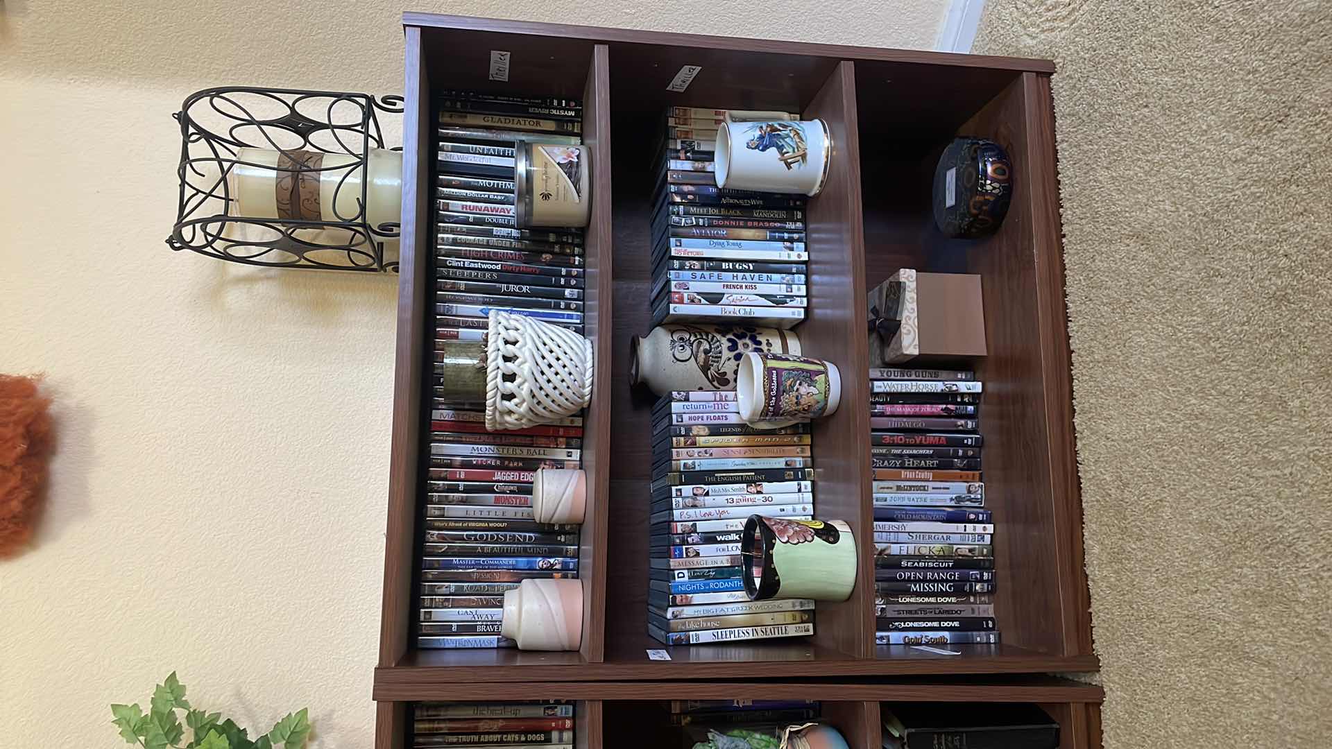 Photo 1 of BOOKCASE WITH CONTENTS 29”x12”x32” MOVIES THRILLERS & LOVE STORIES & WESTERNS