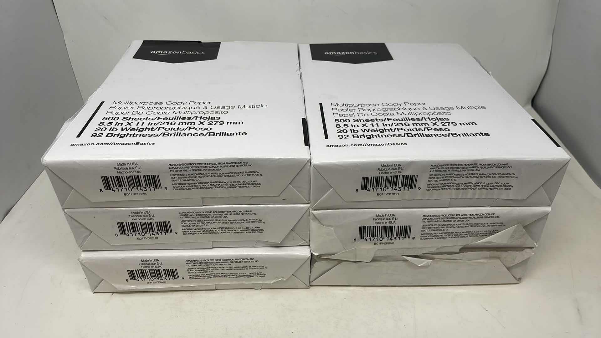 Photo 1 of AMAZON BASICS REAMS OF COPY PAPER