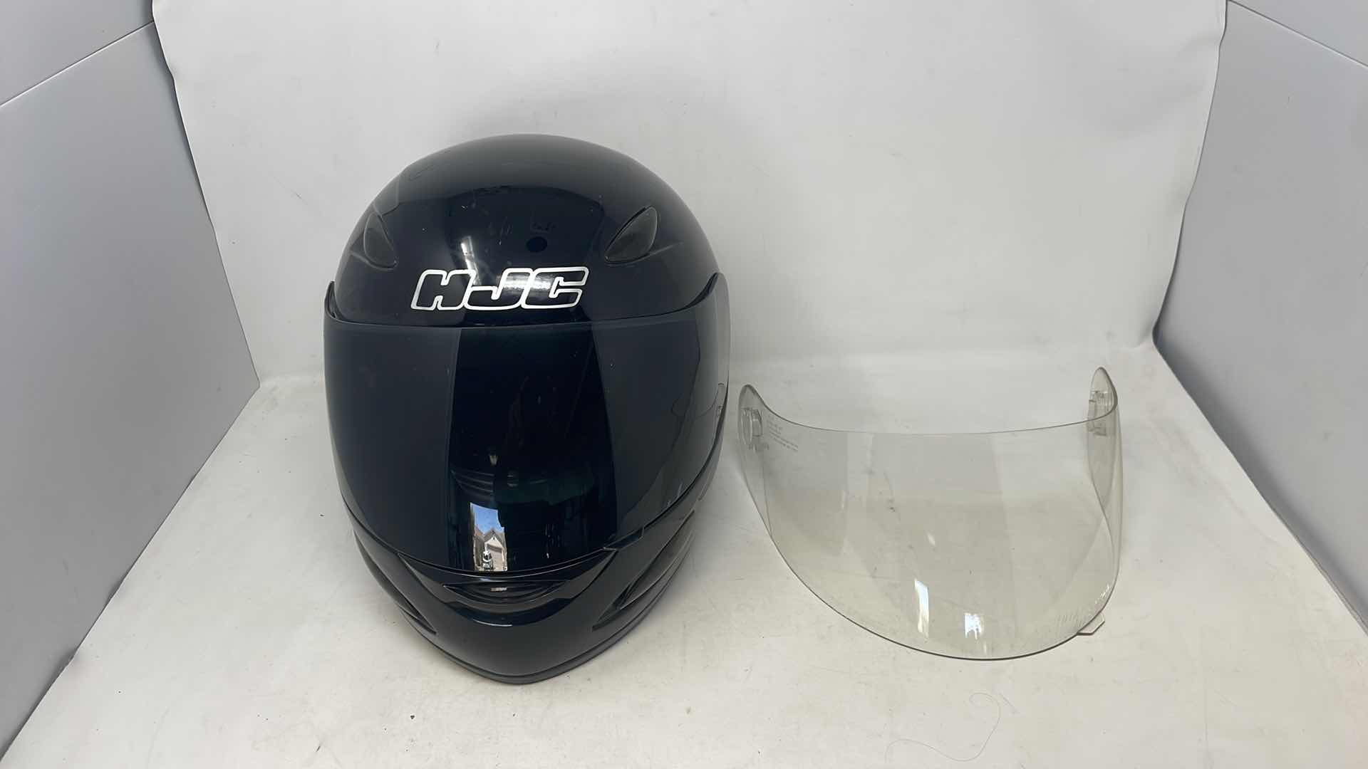 Photo 1 of HJC FULL FACE HELMET WITH CLEAR LENSE SIZE SMALL