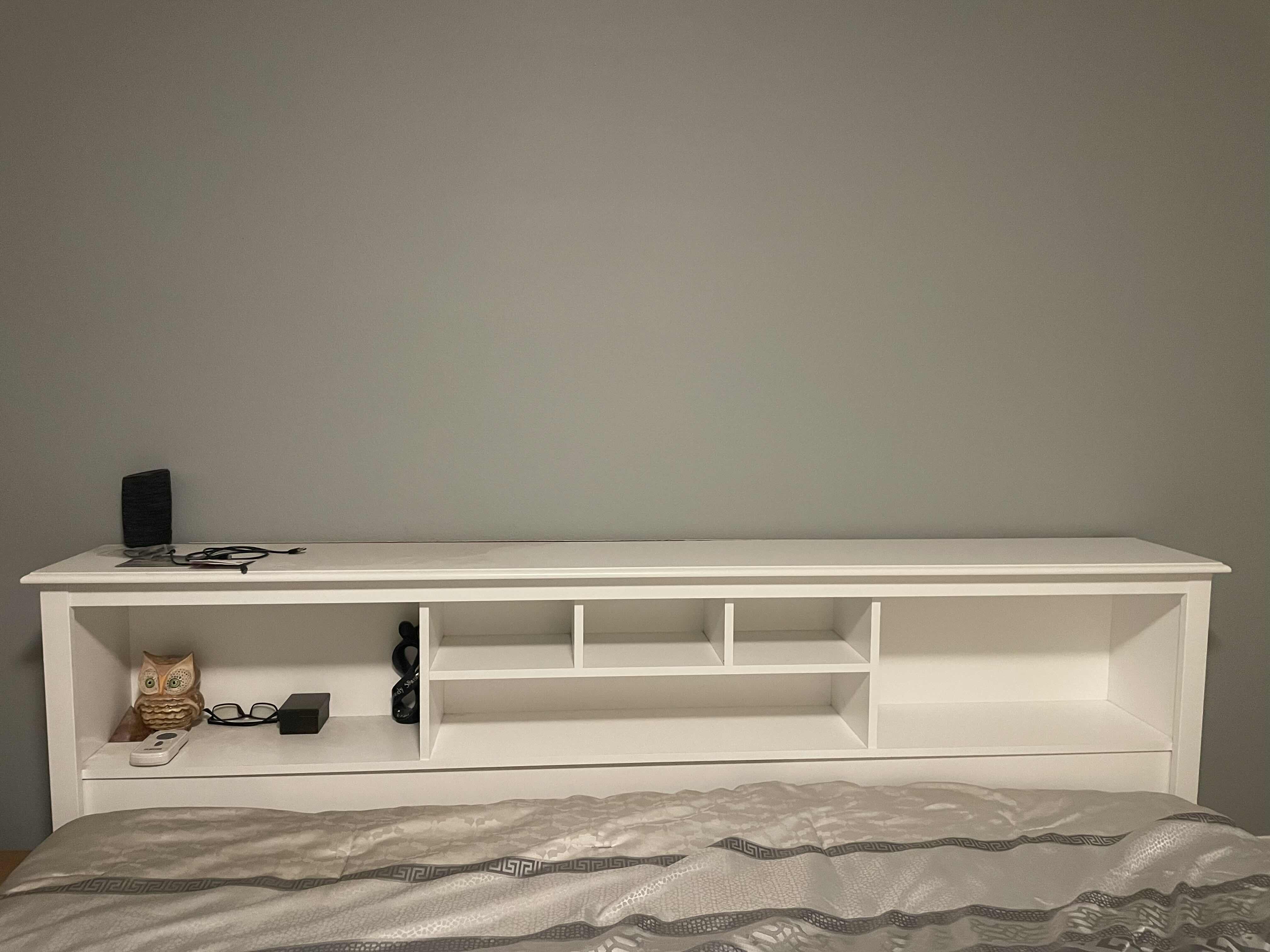 Photo 1 of KING BED HEAD BOARD 82”x 12”x 42-1/2” WHITE CONTENTS NOT INCLUDED