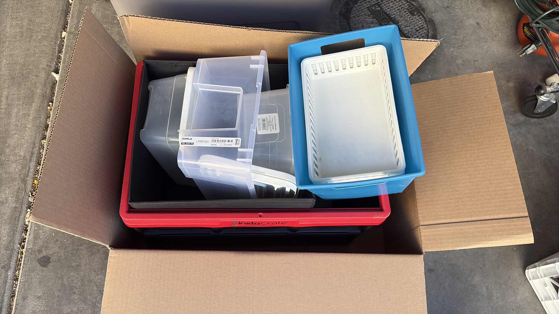 Photo 1 of PLASTIC STORAGE