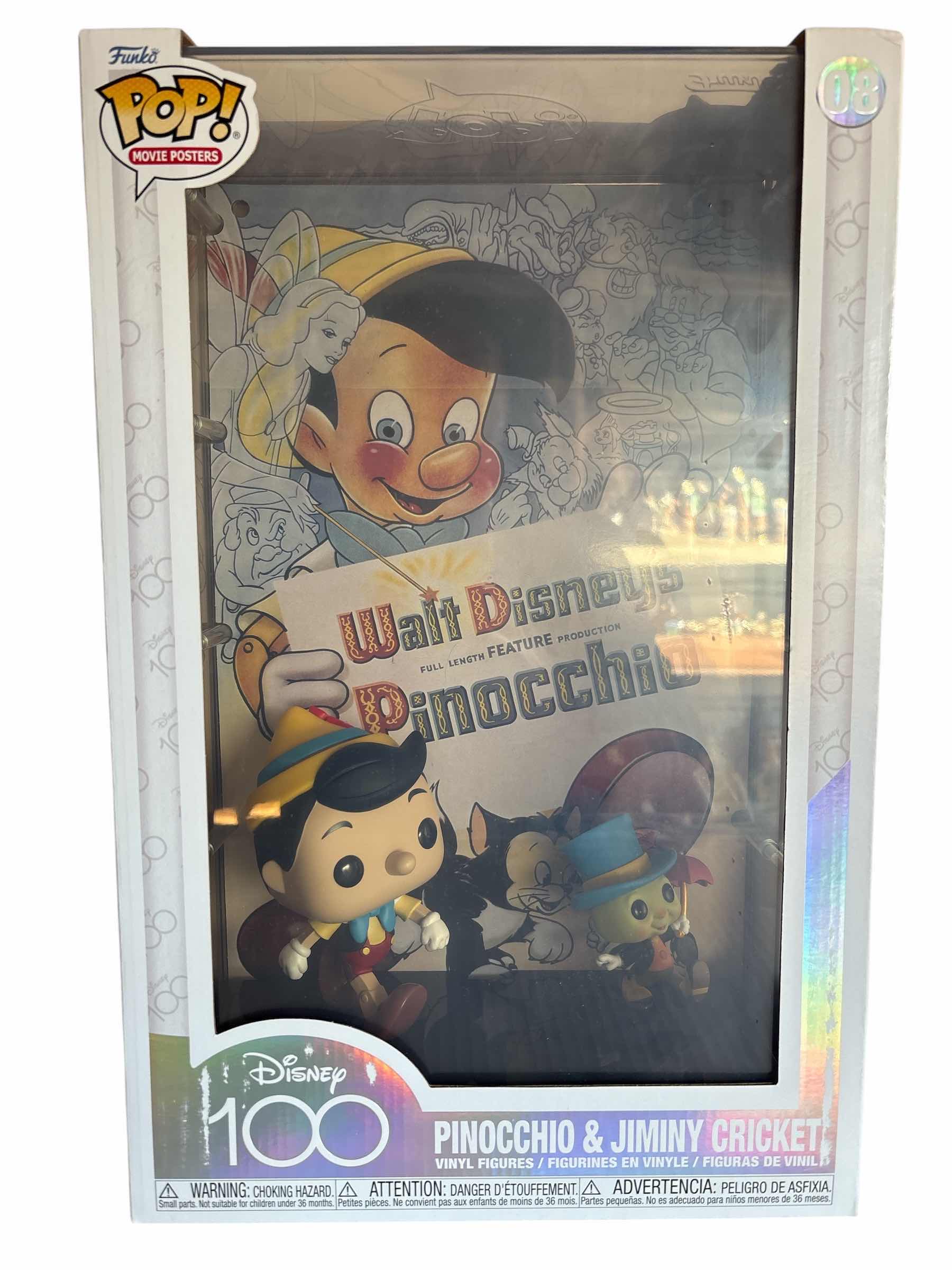 Photo 1 of NIB FUNKO POP DISNEY 100TH COLLECTION PINOCCHIO