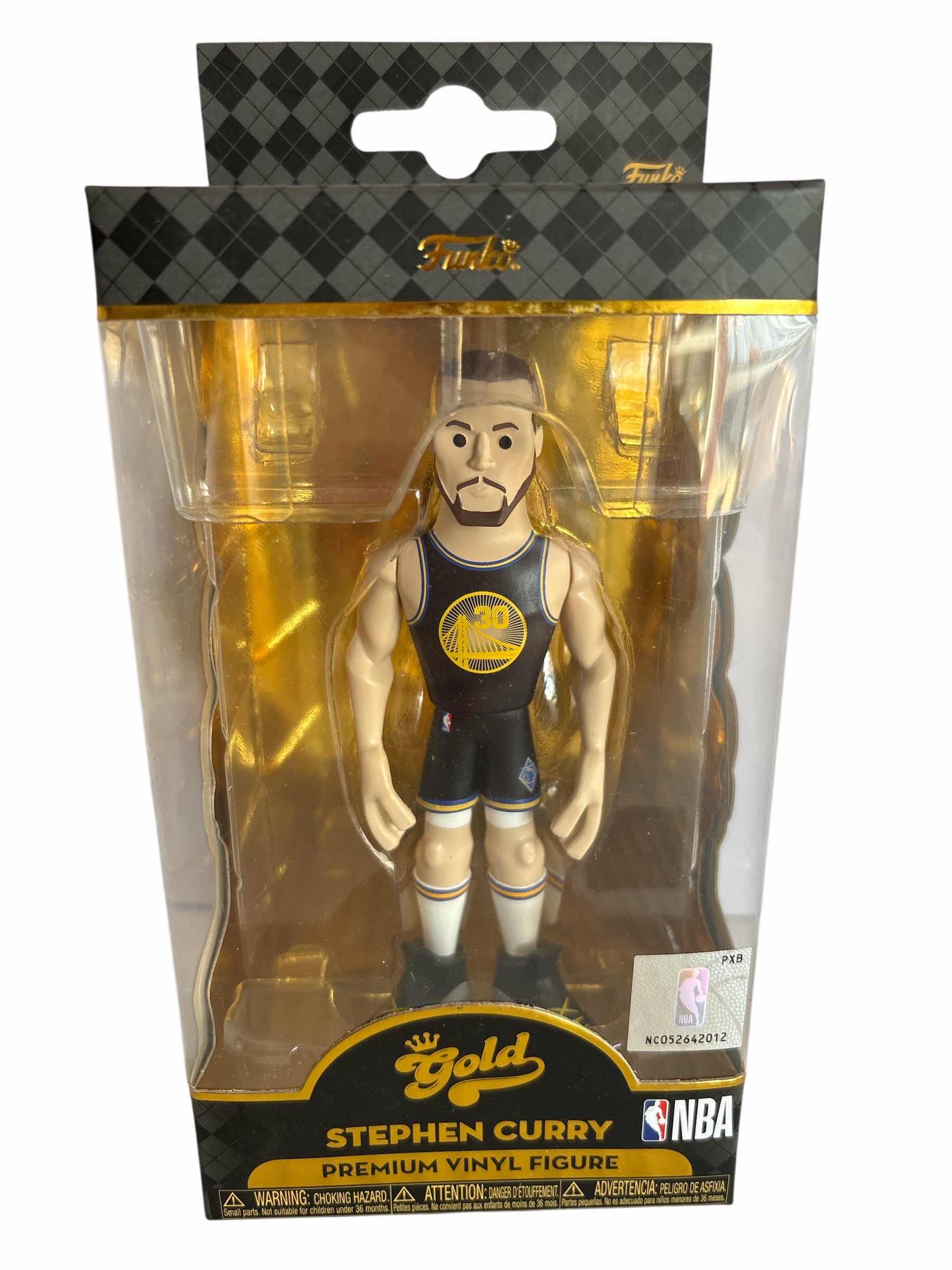 Photo 1 of NIB FUNKO POP GOLDEN WARRIORS STEPHEN CURRY