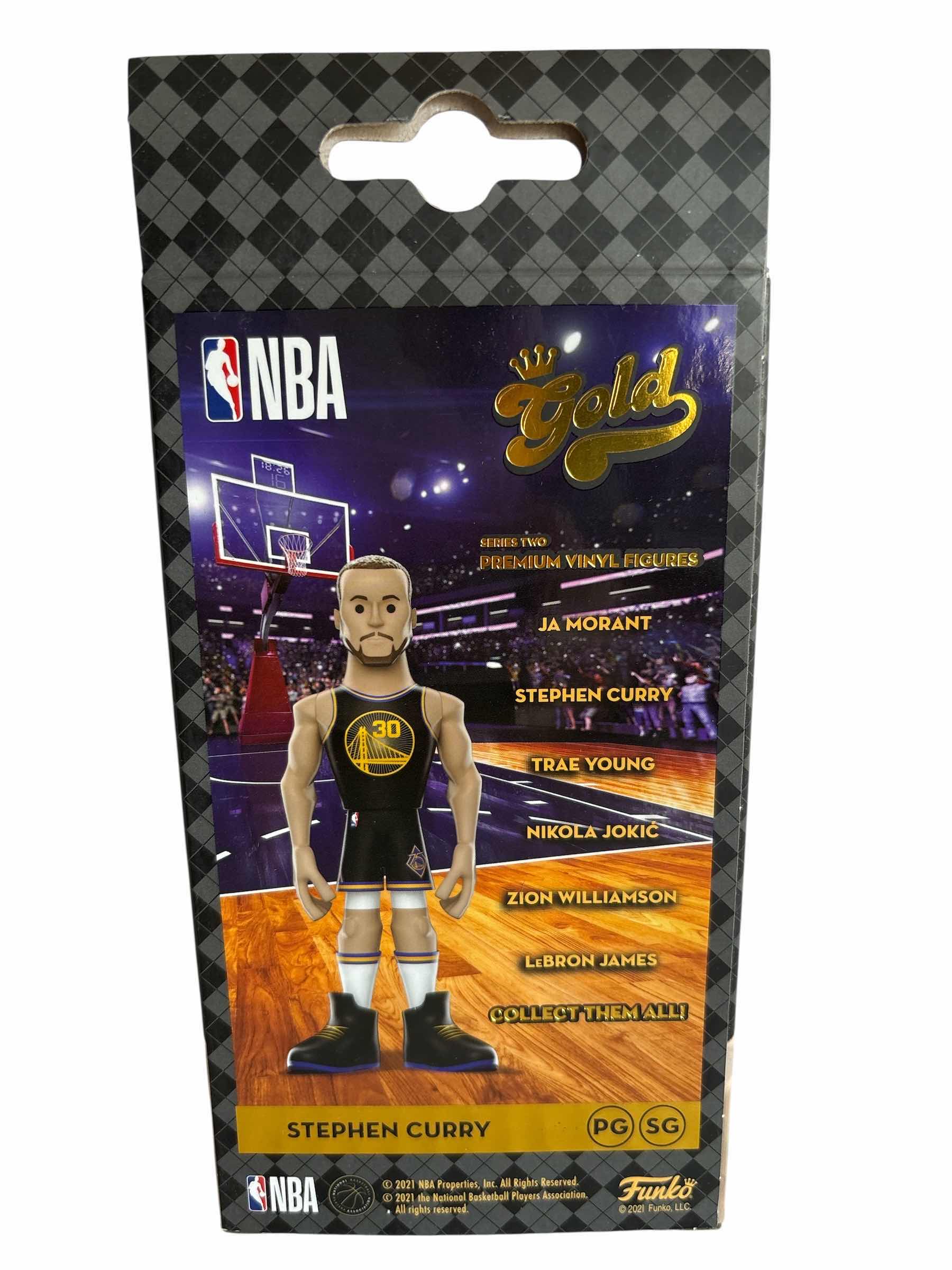 Photo 1 of NIB FUNKO POP GOLDEN WARRIORS STEPHEN CURRY