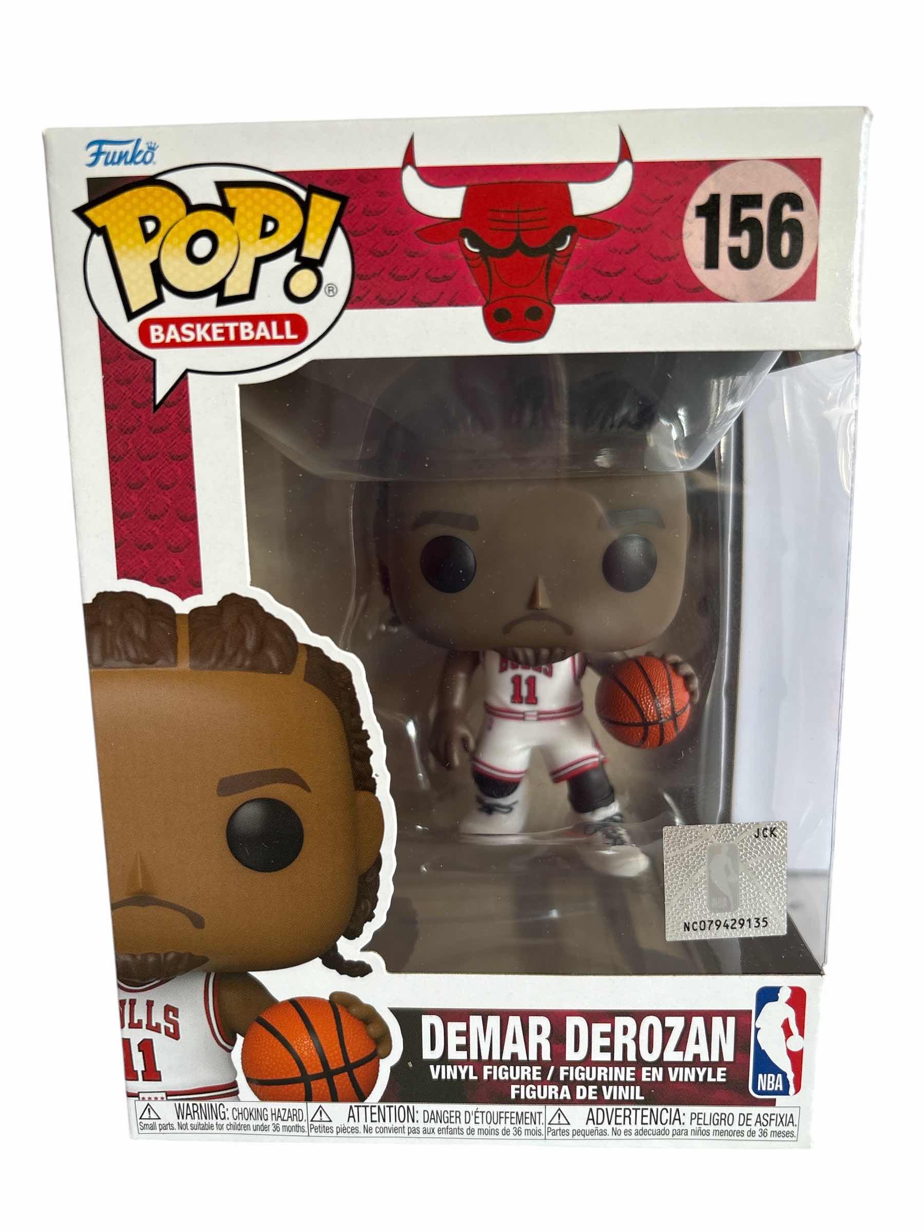Photo 1 of NIB FUNKO POP BASKETBALL DEMAR DEROZAN BULLS