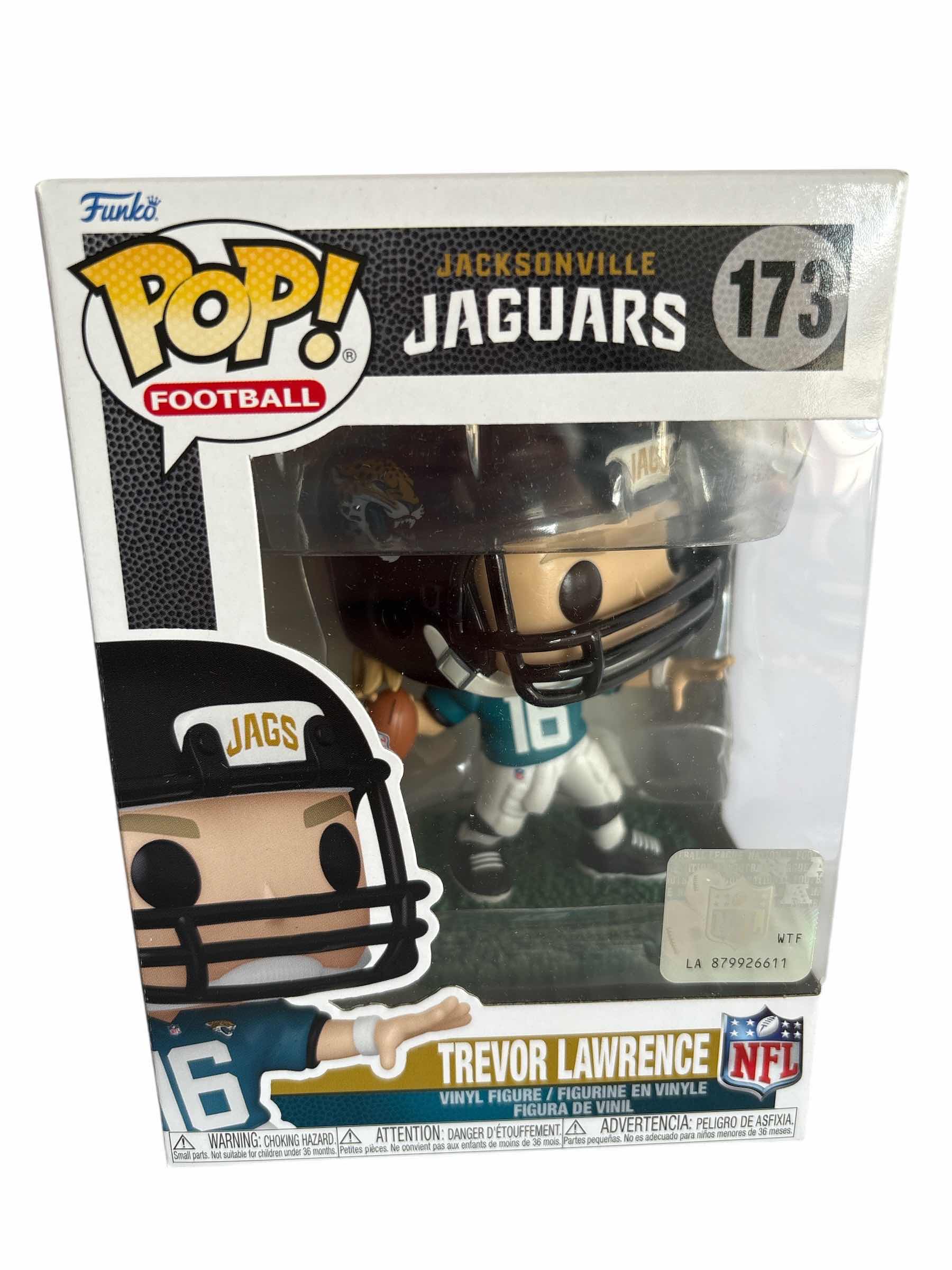 Photo 1 of NIB FUNKO POP JAGUARS TREVOR LAWRENCE