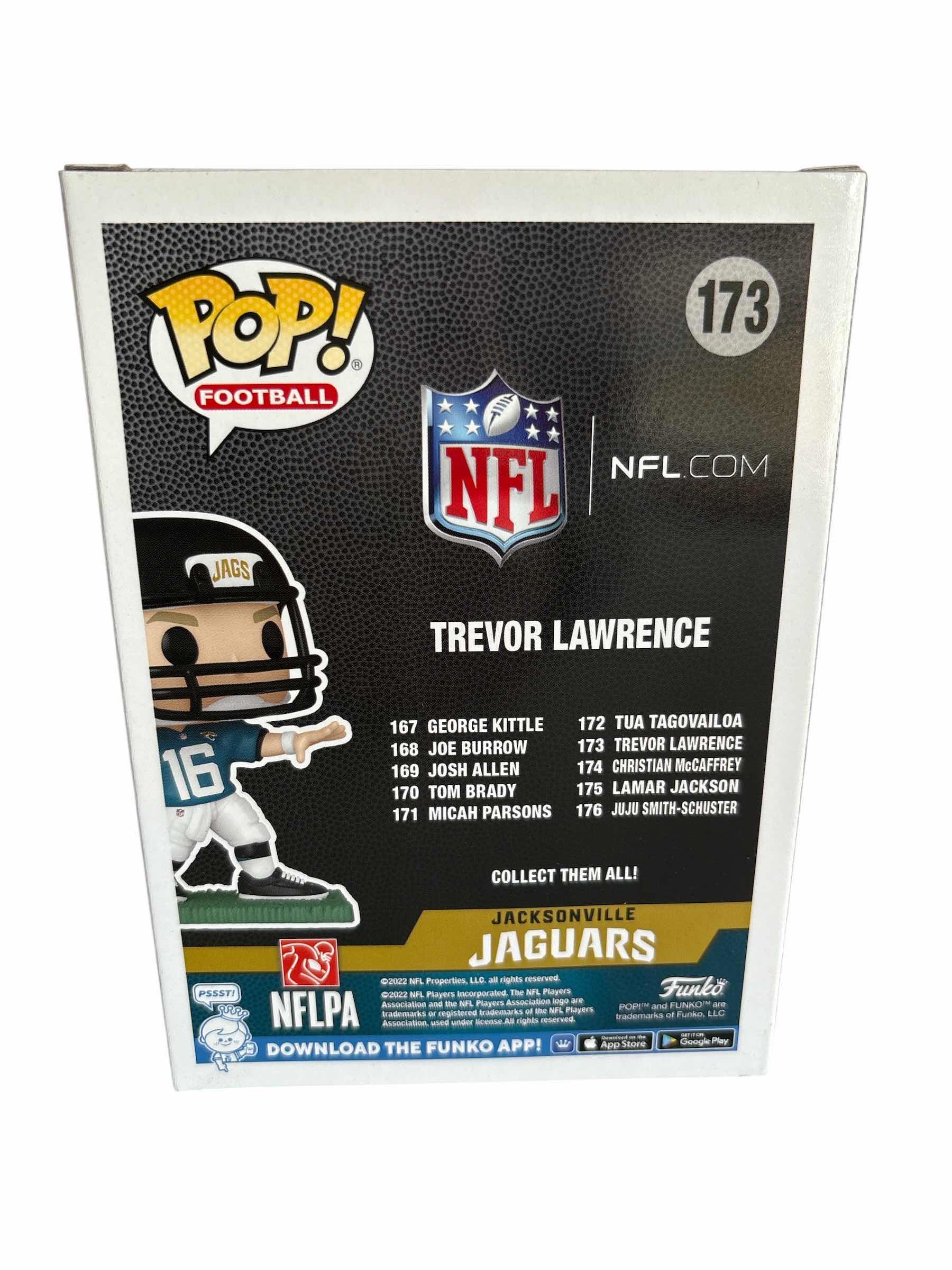 Photo 1 of NIB FUNKO POP JAGUARS TREVOR LAWRENCE