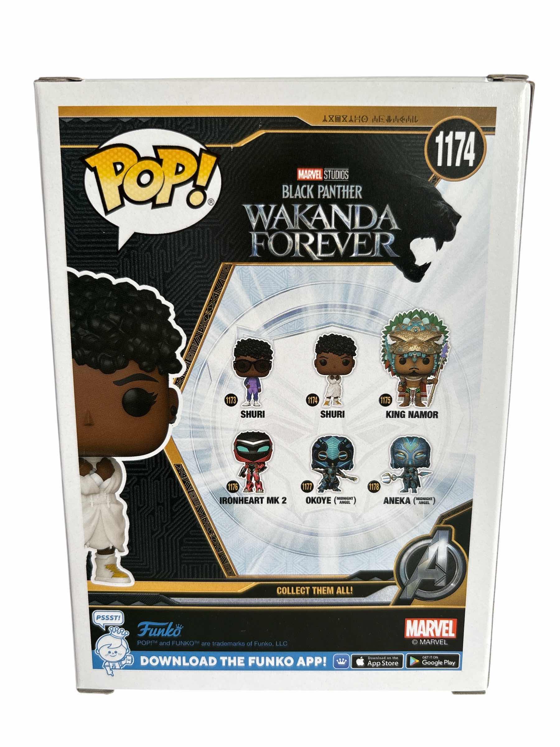Photo 1 of NIB FUNKO POP BLACK PANTHER WAKANDA FOREVER SHURI