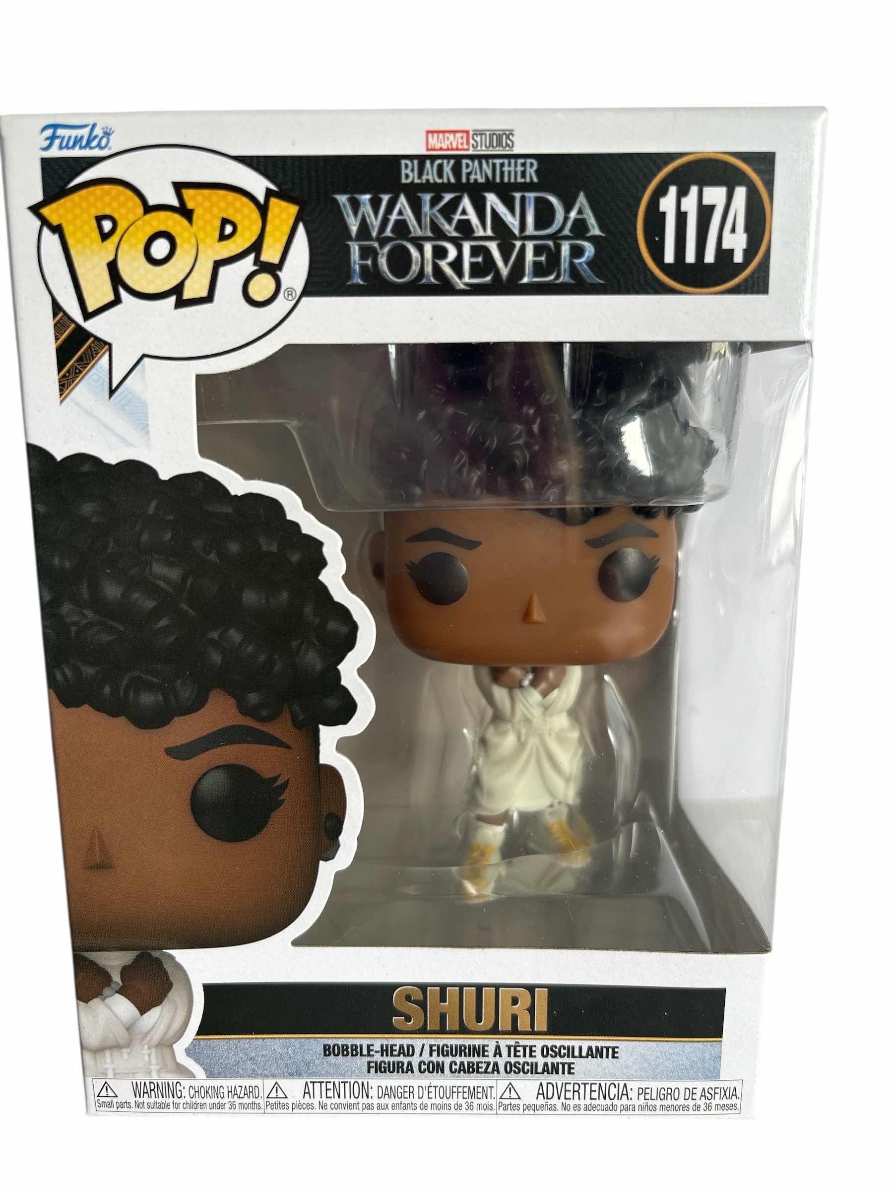 Photo 1 of NIB FUNKO POP BLACK PANTHER WAKANDA FOREVER SHURI