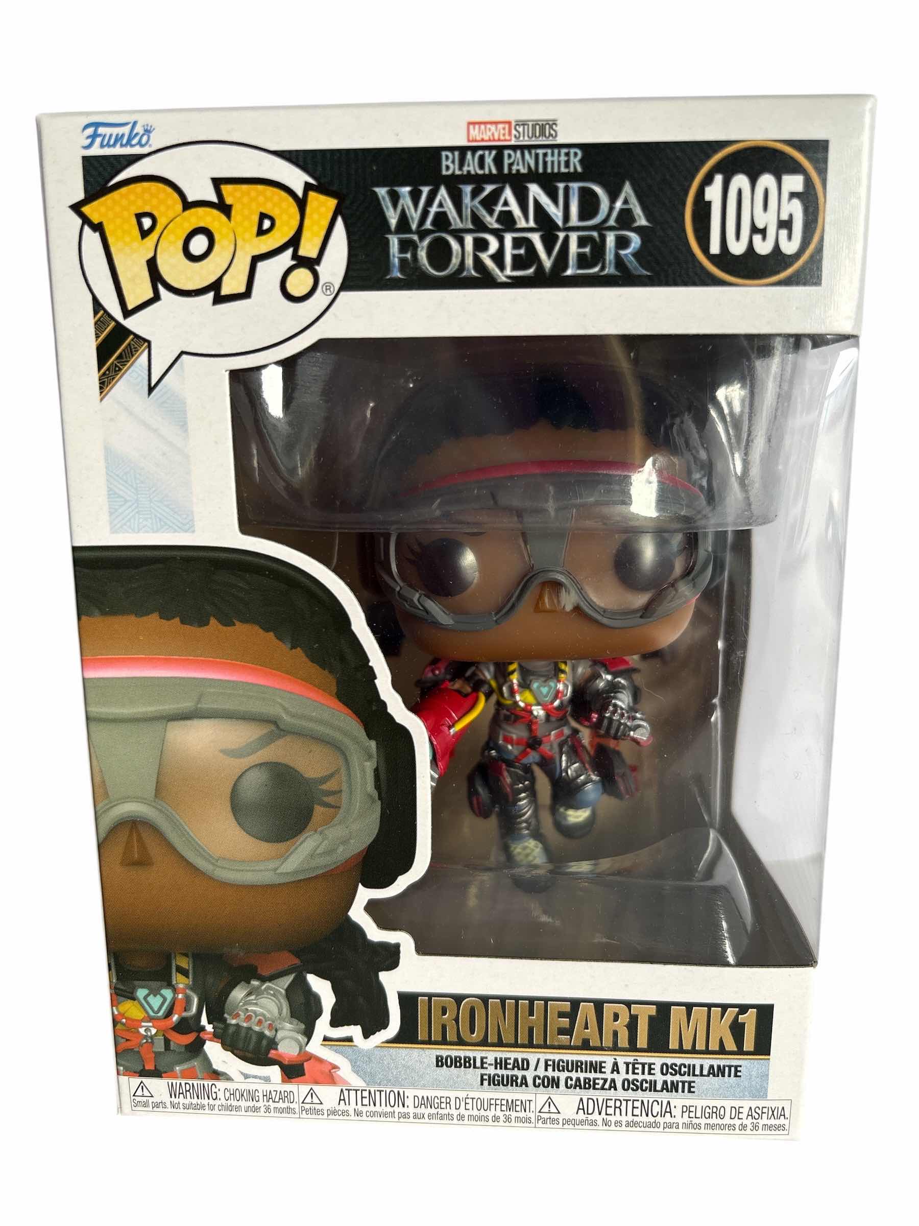 Photo 1 of NIB FUNKO POP BLACK PANTHER WAKANDA FOREVER IRONHEART MK1