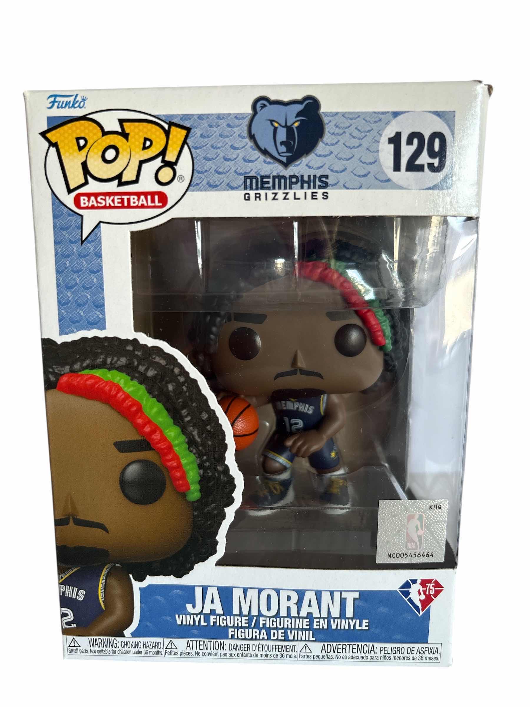 Photo 1 of NIB FUNKO POP MEMPHIS GRIZZLIES JA MORANT