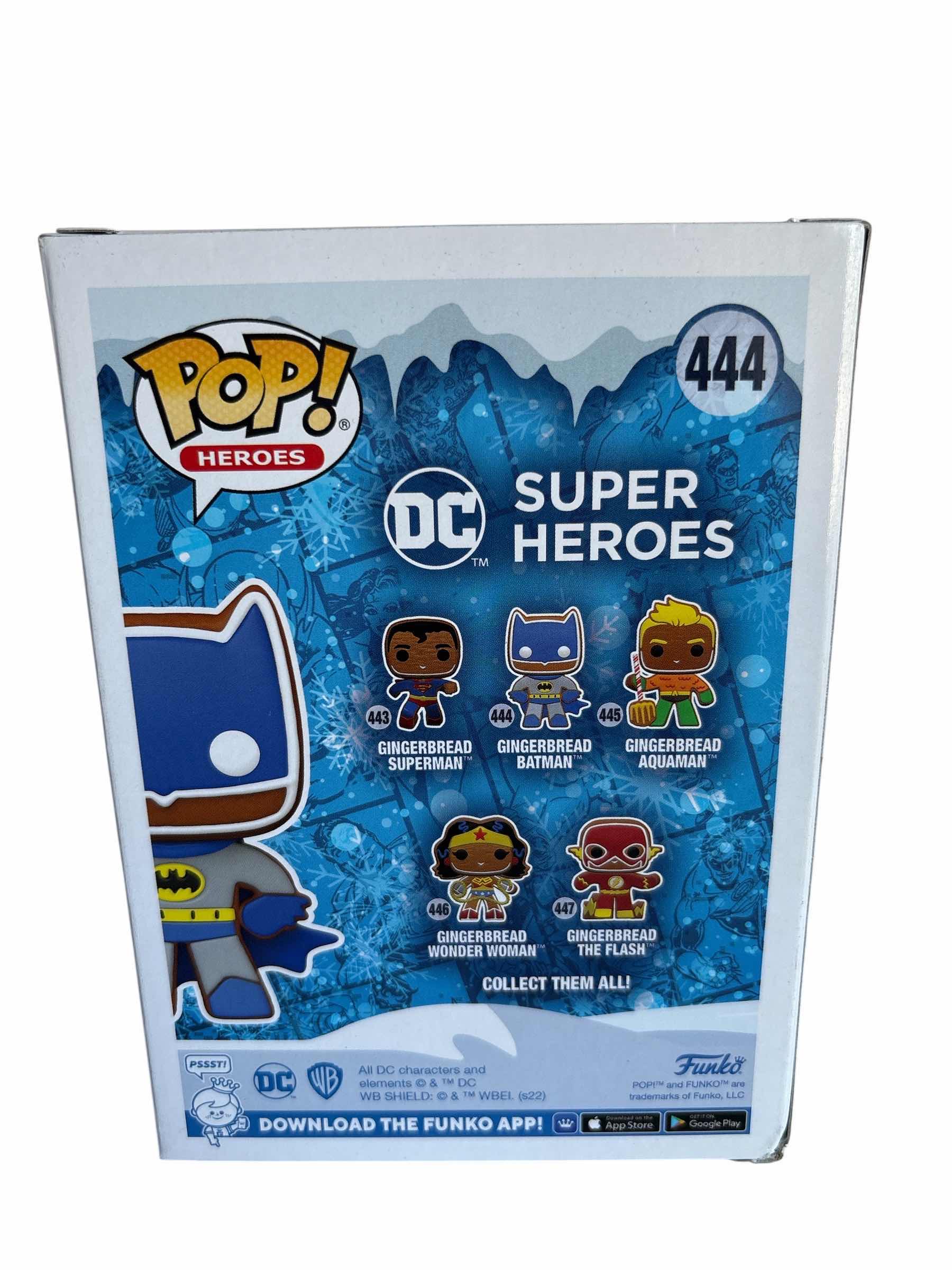 Photo 1 of NIB FUNKO POP DC SUPER HEREOS GINGERBREAD BATMAN