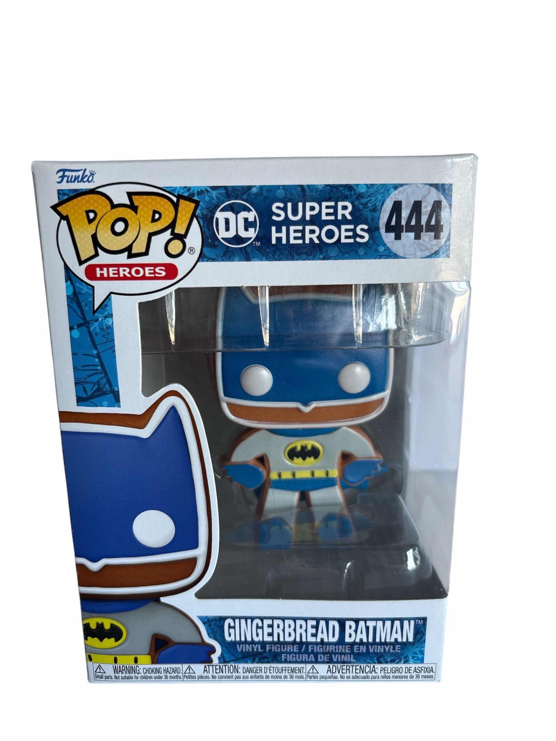 Photo 1 of NIB FUNKO POP DC SUPER HEREOS GINGERBREAD BATMAN