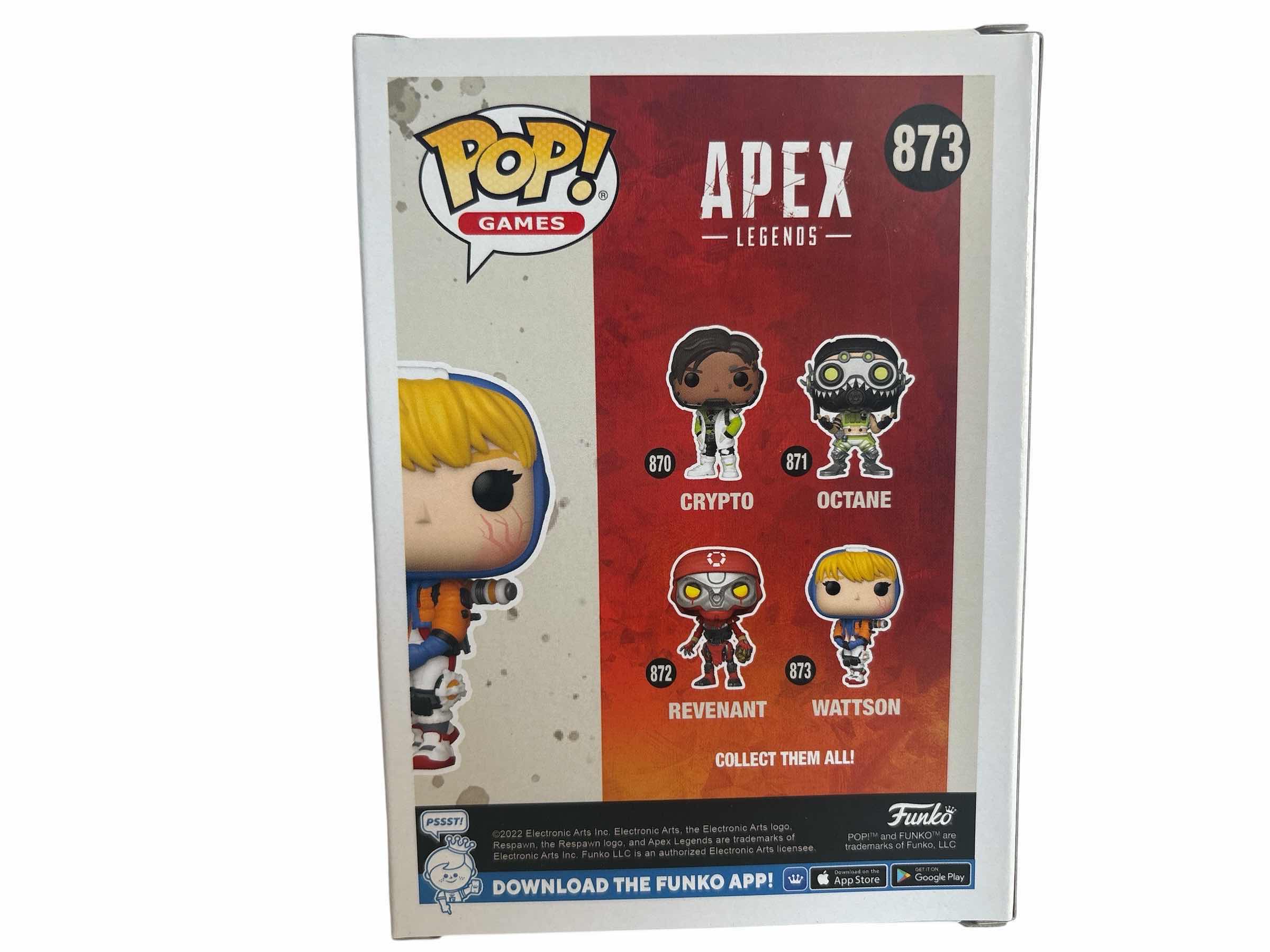 Photo 1 of NIB FUNKO POP APEX LEGENDS WATTSON