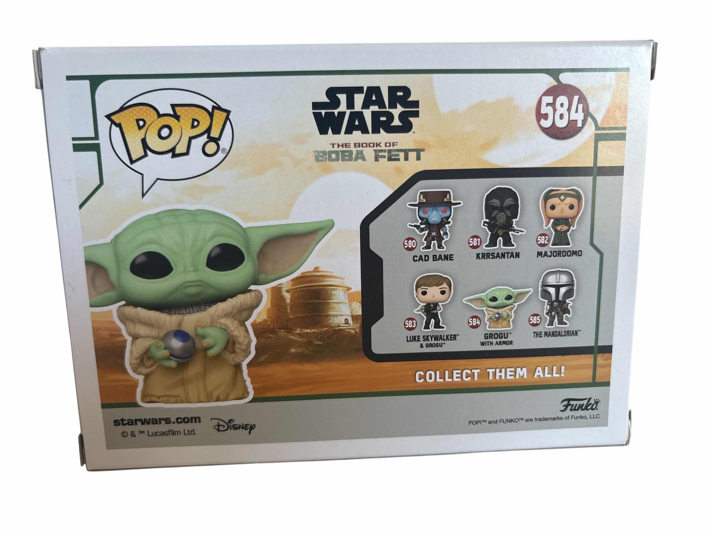 Photo 1 of NIB FUNKO POP STAR WARS GROGU WITH ARMOR