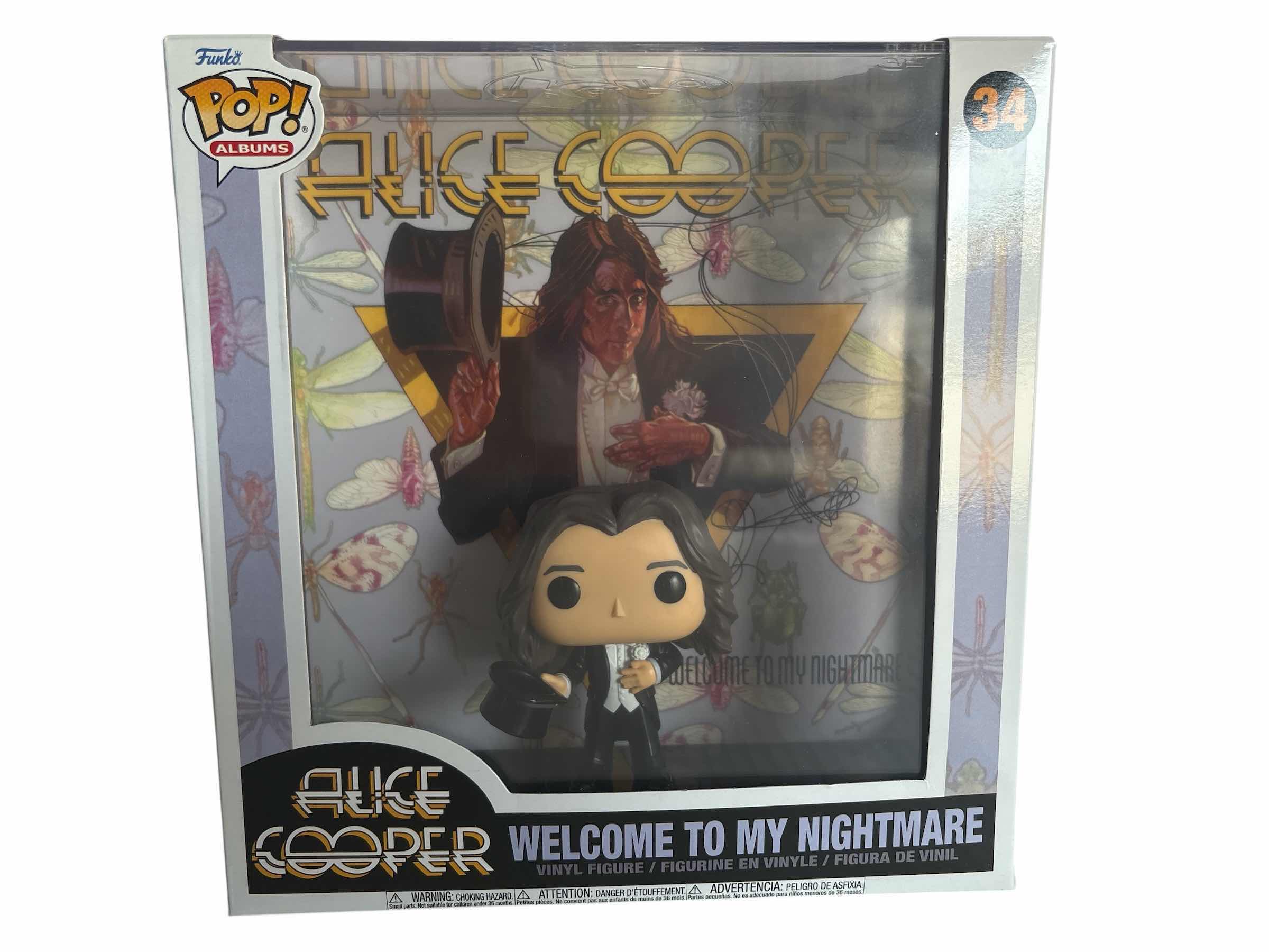 Photo 1 of NIB FUNKO POP ALICE COOPER WELCOME TO MY NIGHTMARE