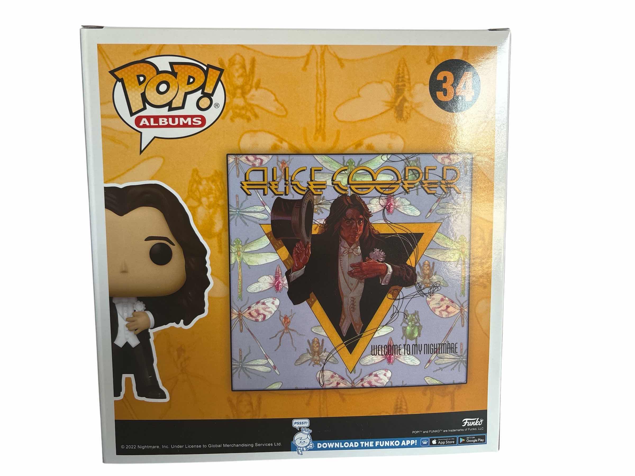 Photo 1 of NIB FUNKO POP ALICE COOPER WELCOME TO MY NIGHTMARE