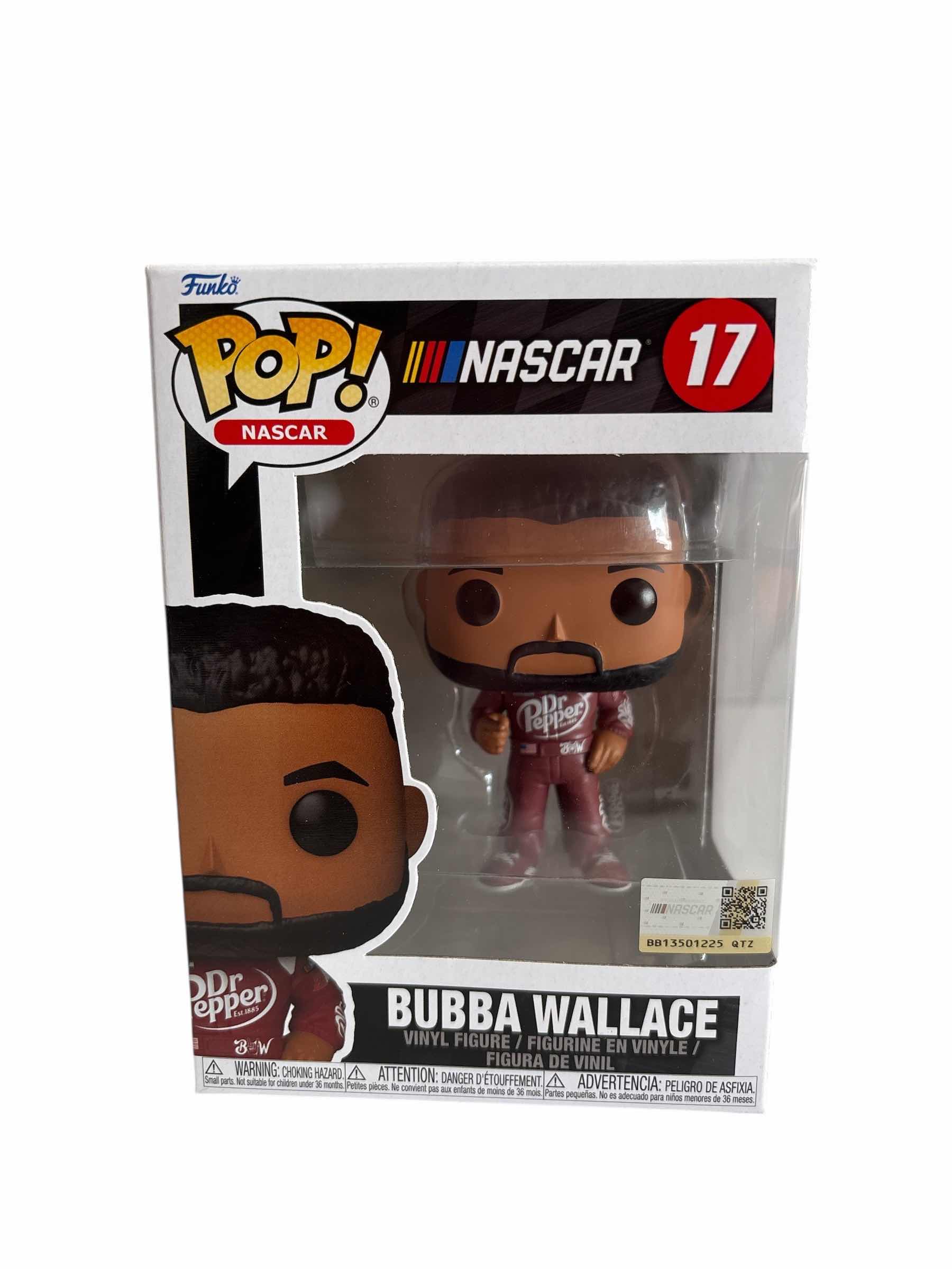 Photo 1 of NIB FUNKO POP BUBBA WALLACE NASCAR