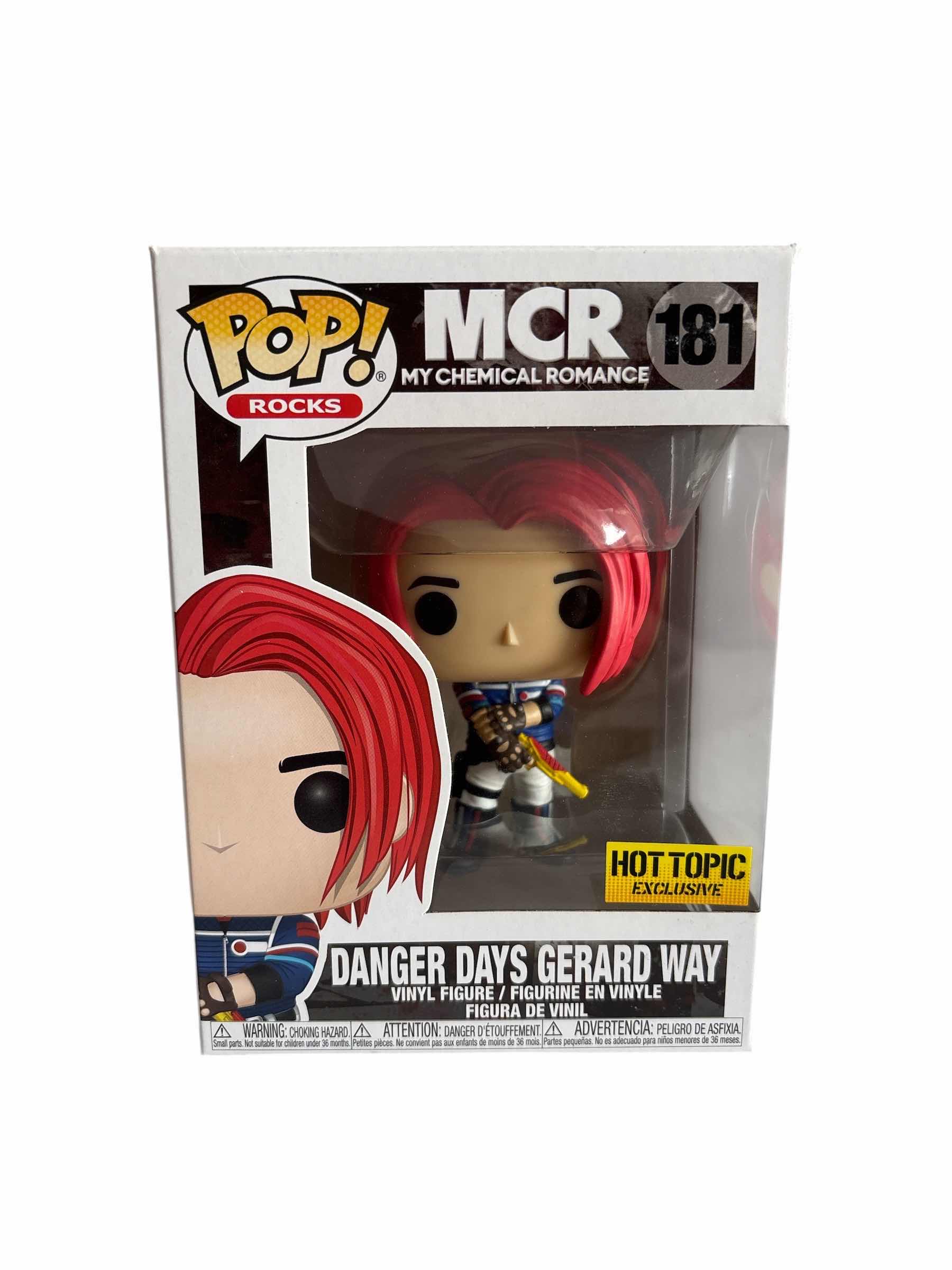 Photo 1 of NIB FUNKO POP DANGER DAYS GERARD WAY MY CHEMICAL ROMANCE