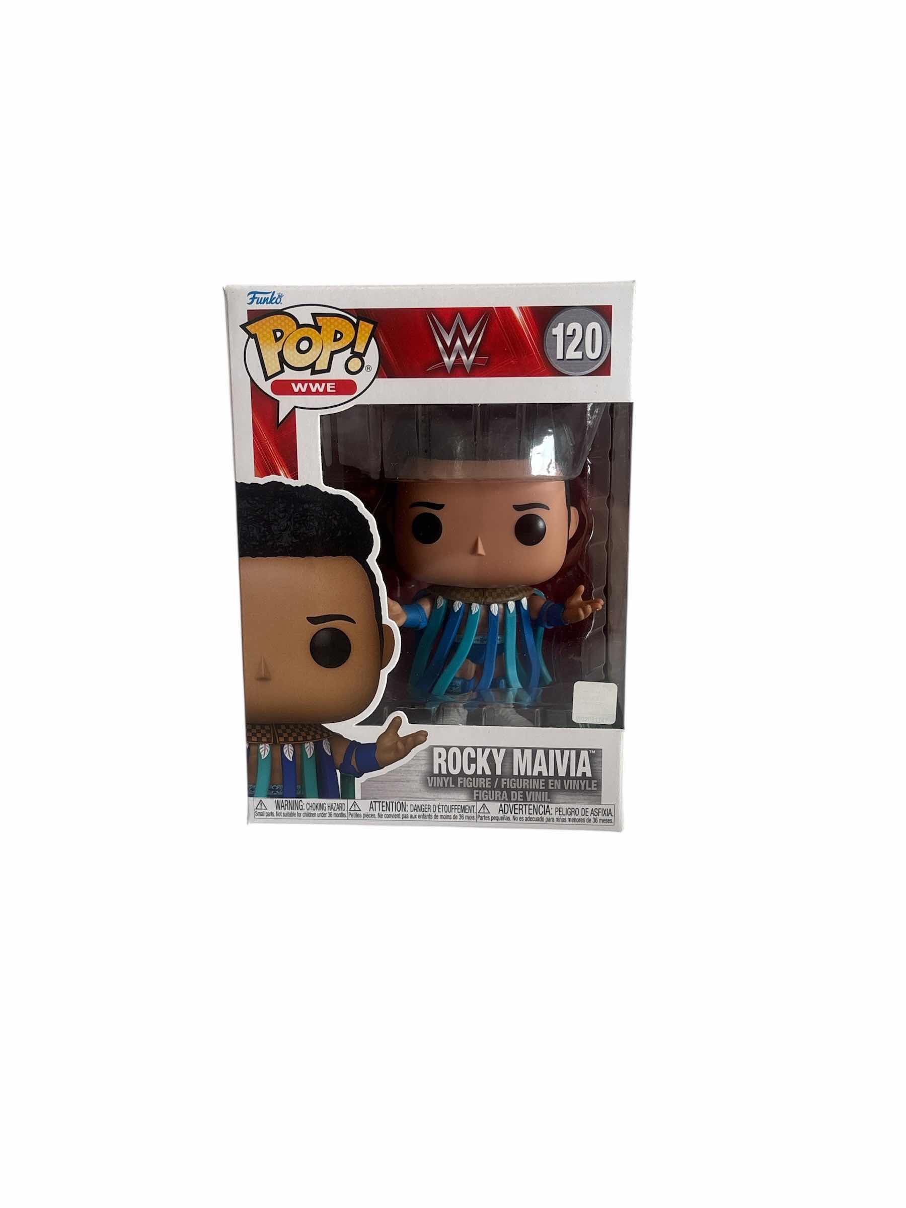 Photo 1 of NIB FUNKO POP ROCKY MAIVIA WWE