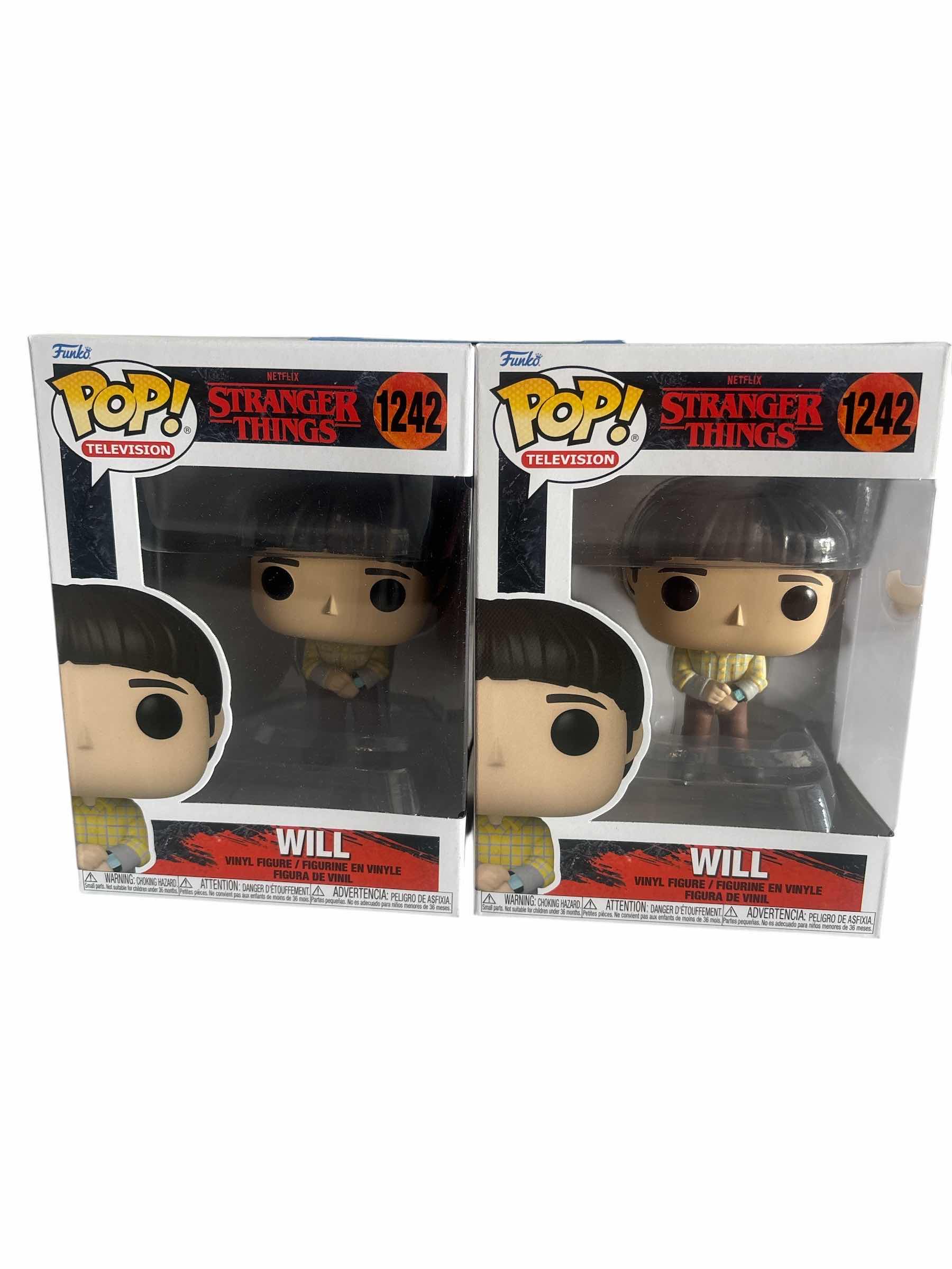 Photo 1 of (2) PCS NIB FUNKO POP WILL STRANGER THINGS