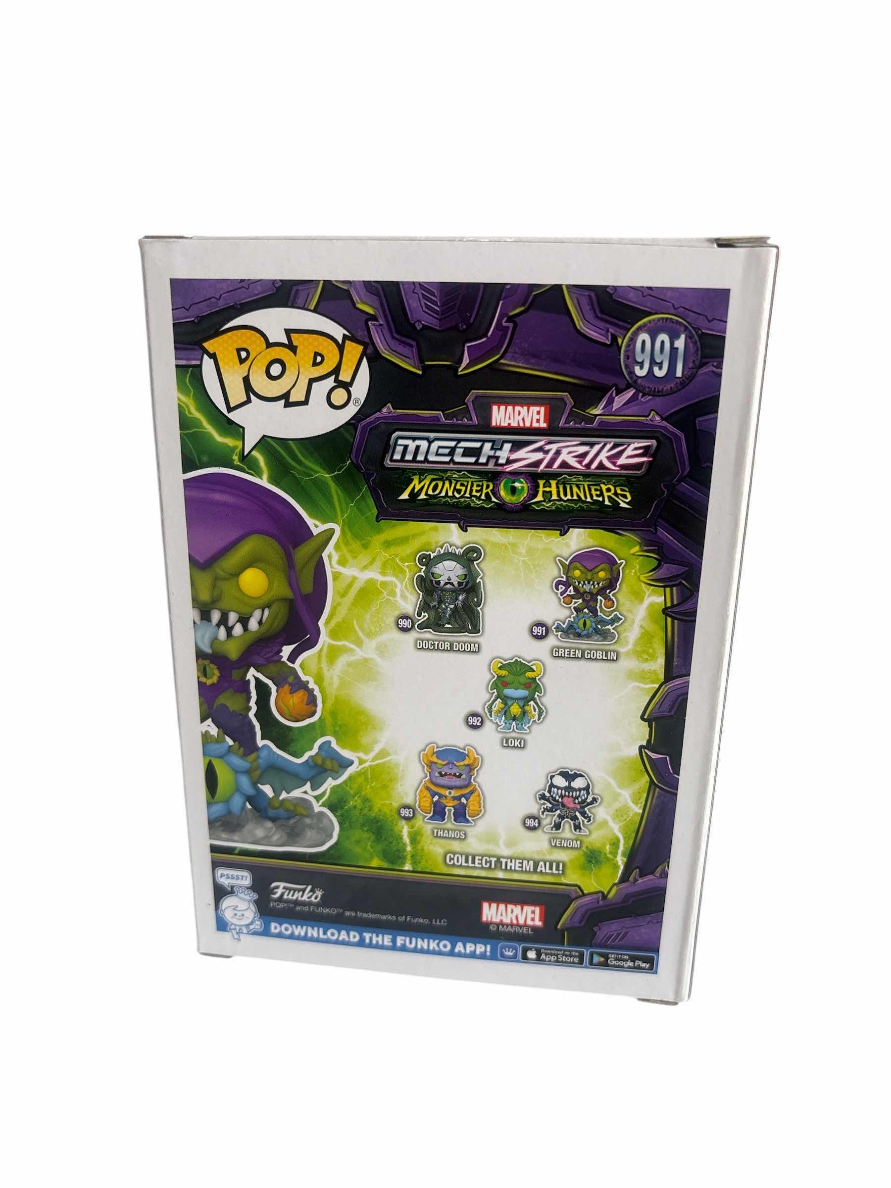 Photo 1 of NIB FUNKO POP GREEN GOBLIN MECH STRIKE MONSTER HUNTERS