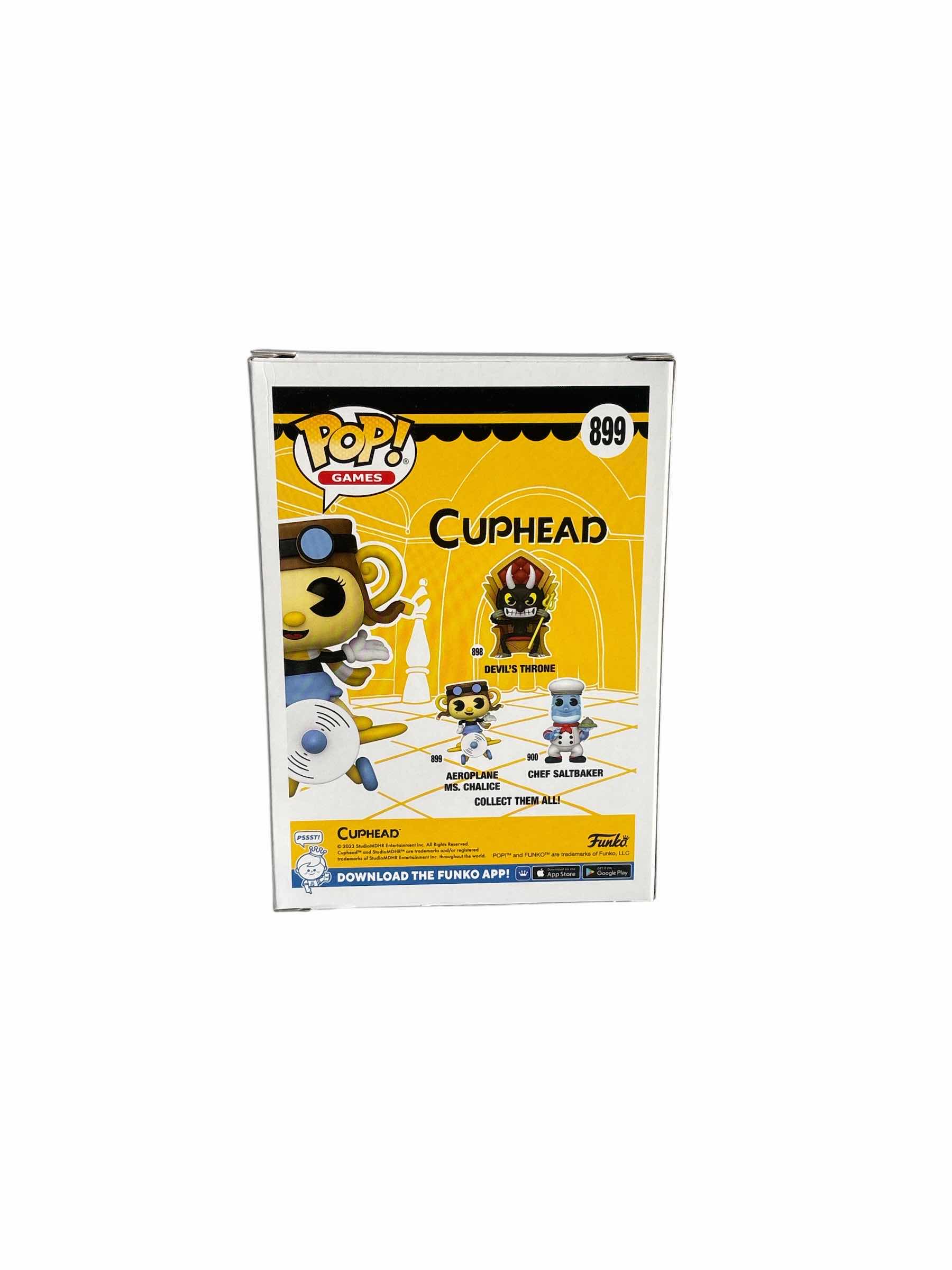 Photo 1 of NIB FUNKO POP AEROPLANE MS CHALICE CUPHEAD