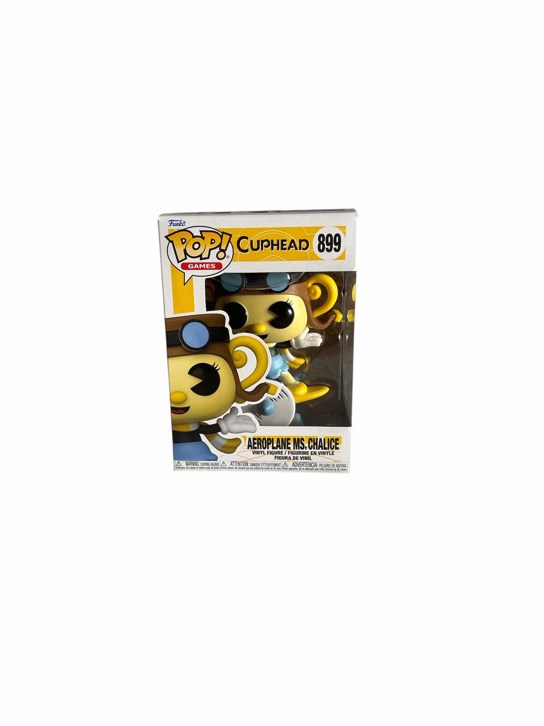 Photo 1 of NIB FUNKO POP AEROPLANE MS CHALICE CUPHEAD