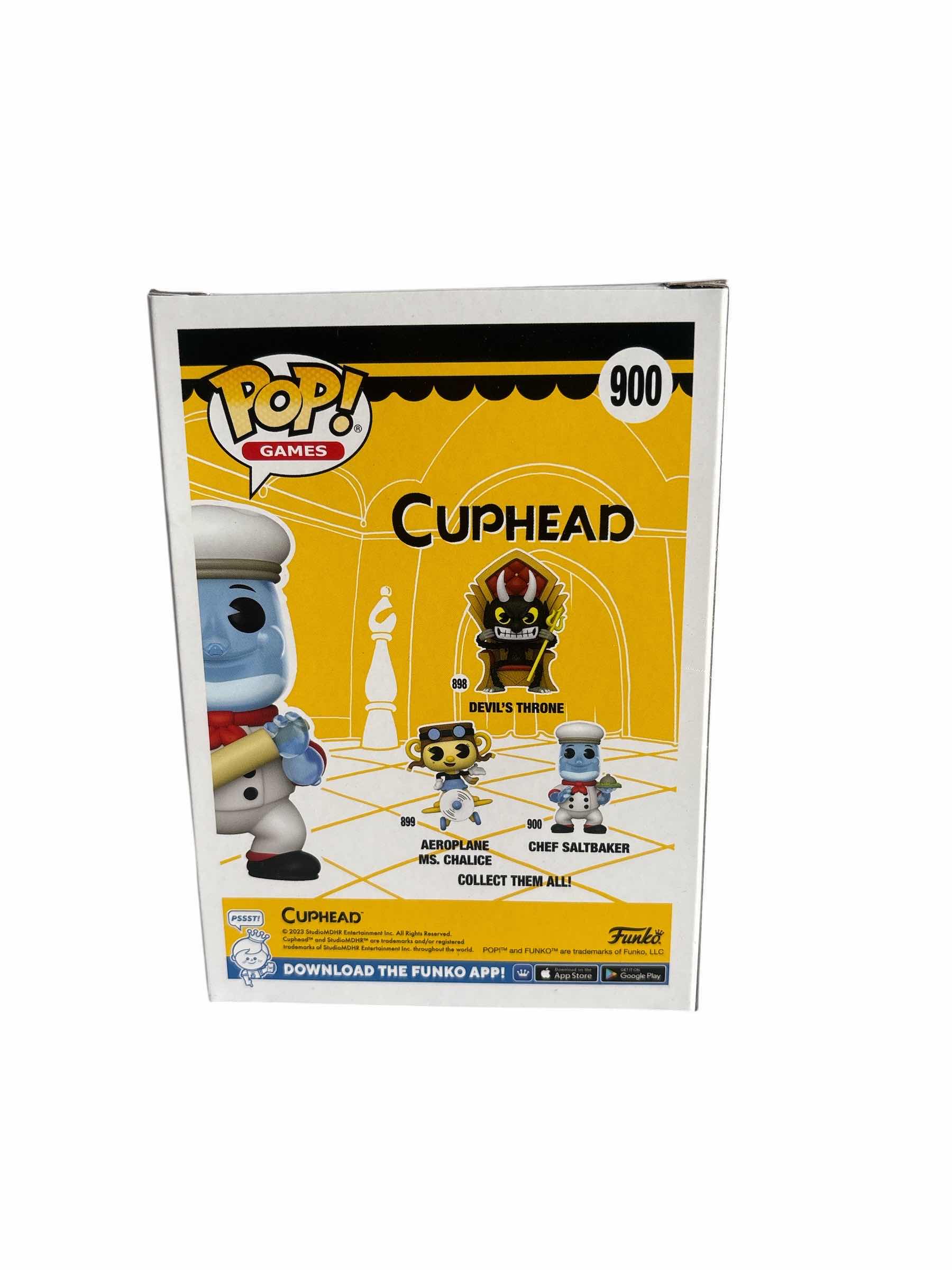Photo 1 of NIB FUNKO POP CHEF SALTBAKER CUPHEAD