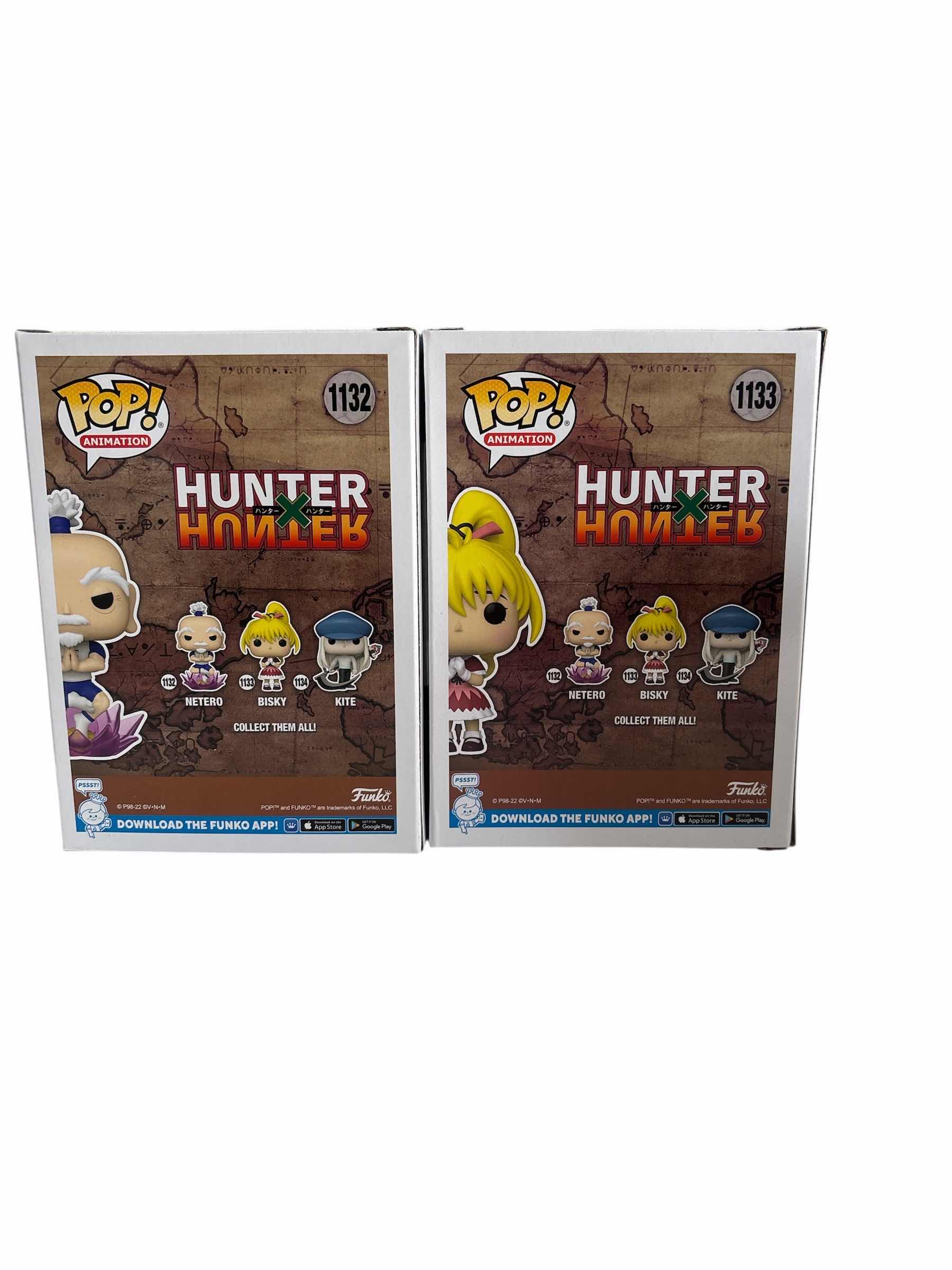 Photo 1 of 2(PCS) NIB FUNKO POP BISKY & NETERO HUNTER X HUNTER