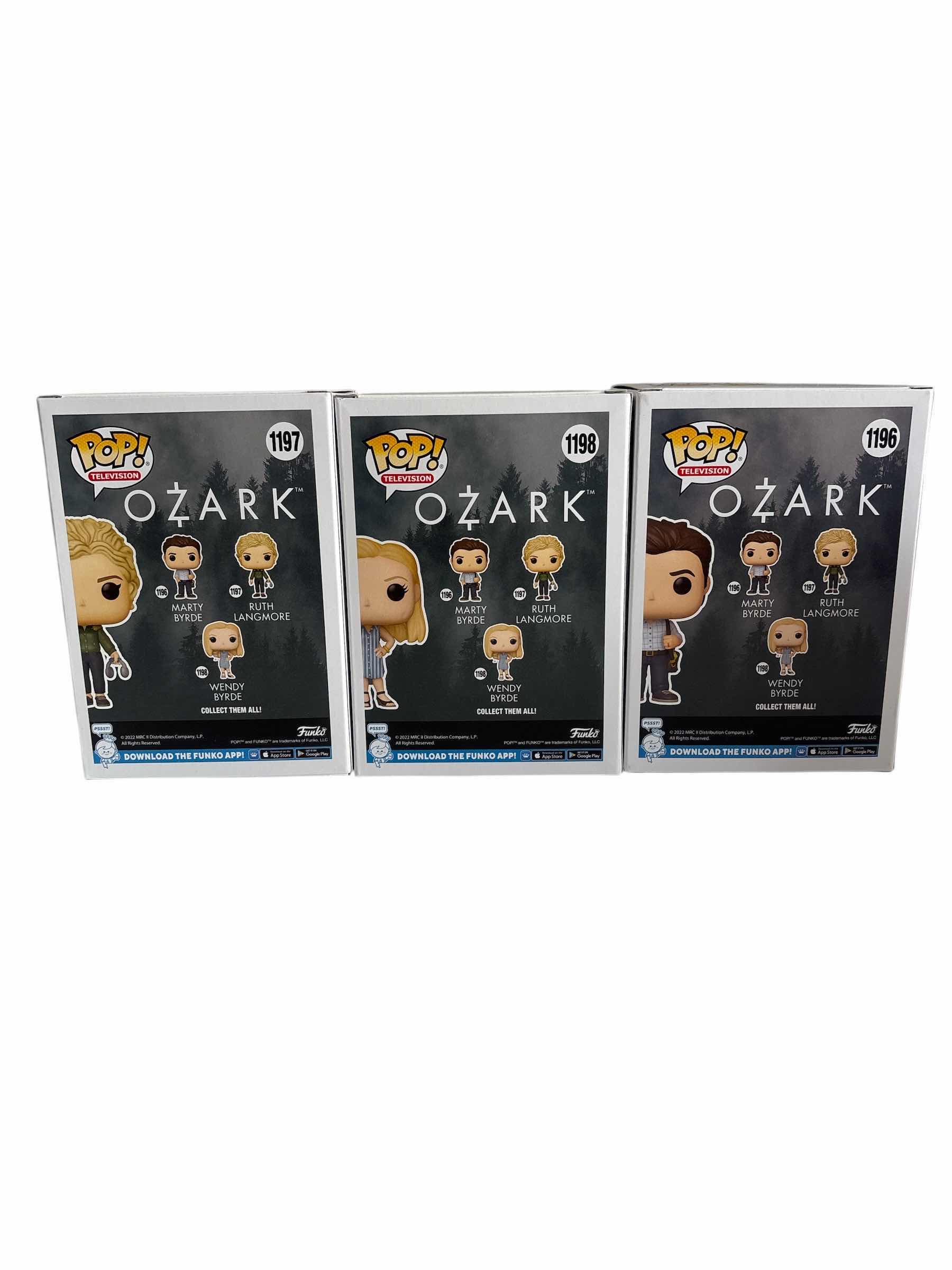 Photo 1 of 3(PCS) NIB FUNKO POP MARTY BYRDE & WENDY BYRDE & RUTH LANGMORE OZARK