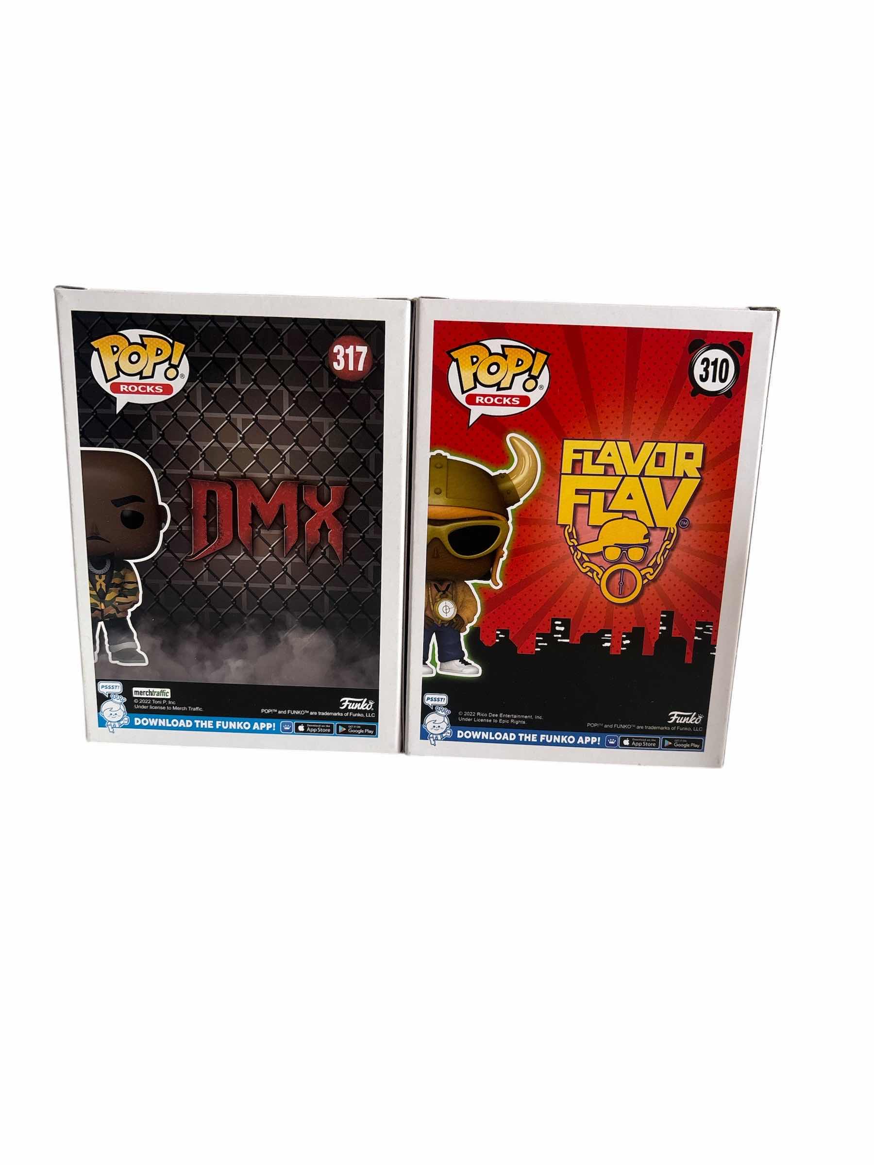 Photo 1 of 2(PCS) NIB FUNKO POP DMX DMX & FLAVOR FLAVE FLAVOR FLAVE