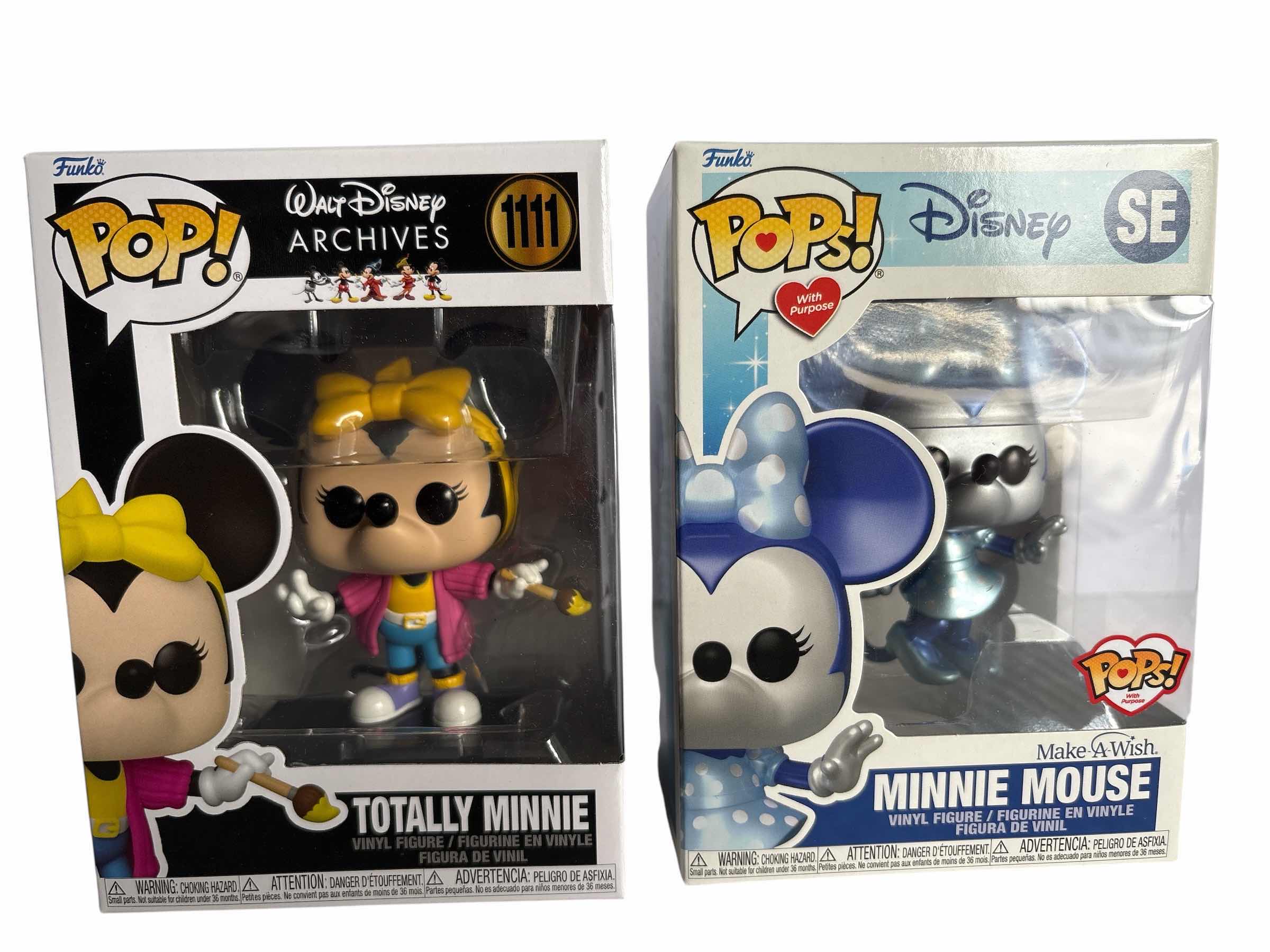 Photo 1 of (2)PCS NIB FUNKO POP DISNEY TOTALLY MINNIE & MINNIE MOUSE