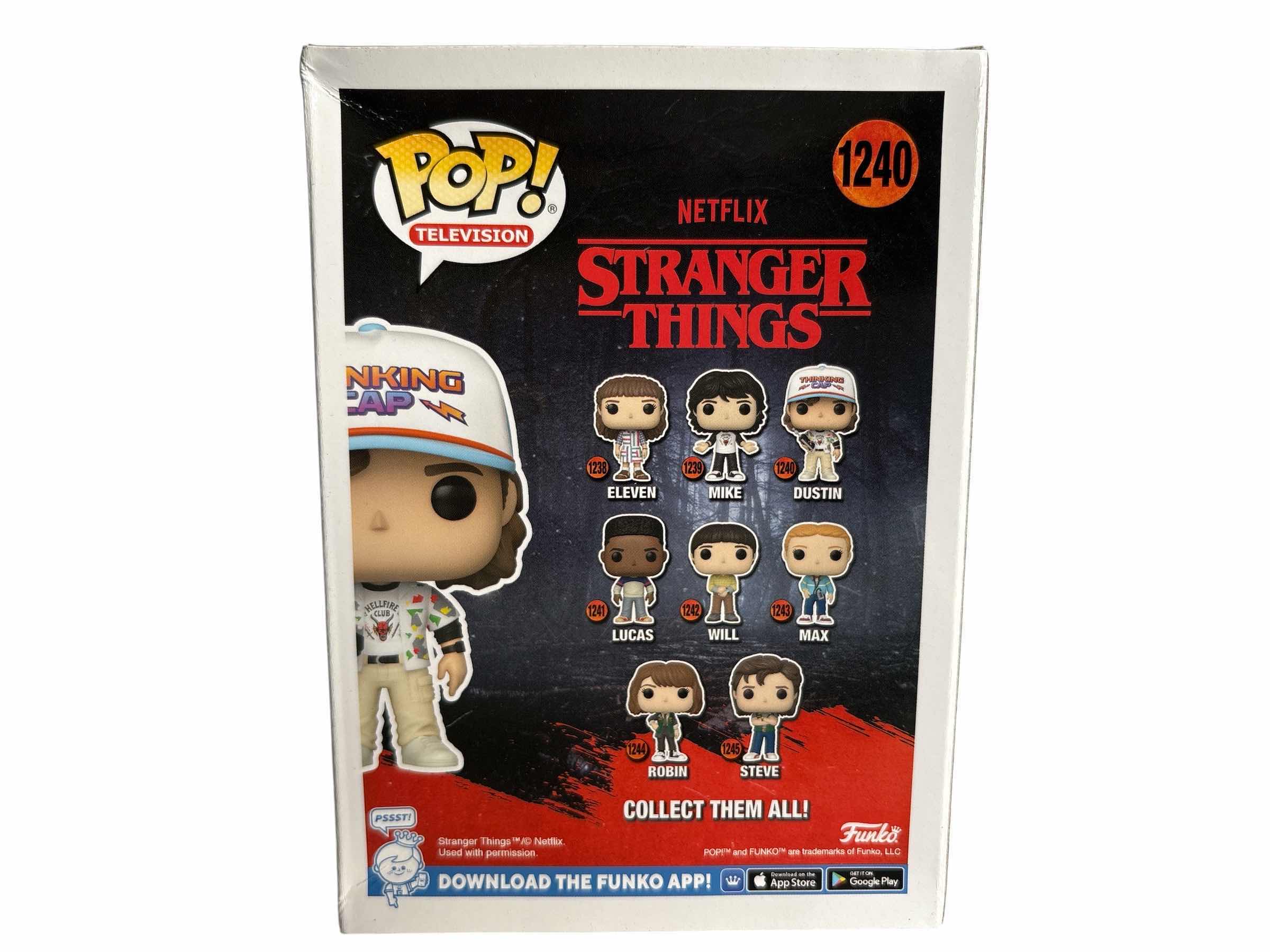Photo 1 of NIB FUNKO POP STRANGER THINGS DUSTIN
