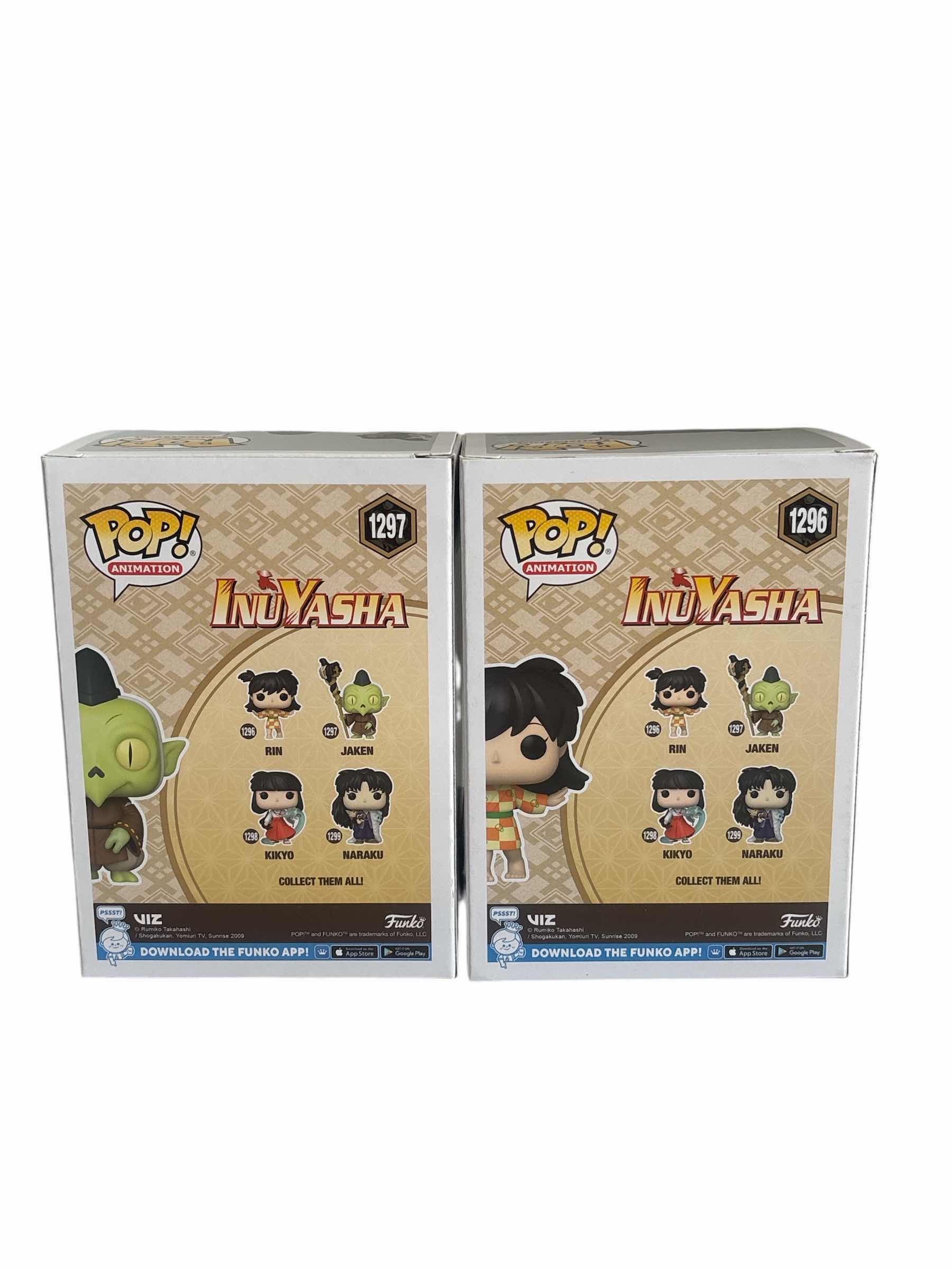 Photo 1 of 2-NIB FUNKO POP RIN & JAKEN INUYASHA