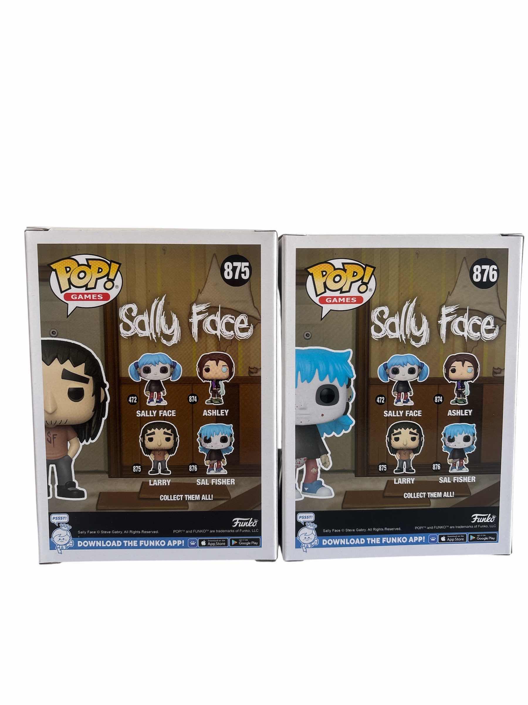 Photo 1 of (2) PCS NIB SAL FISHER & LARRY SALLY FACE