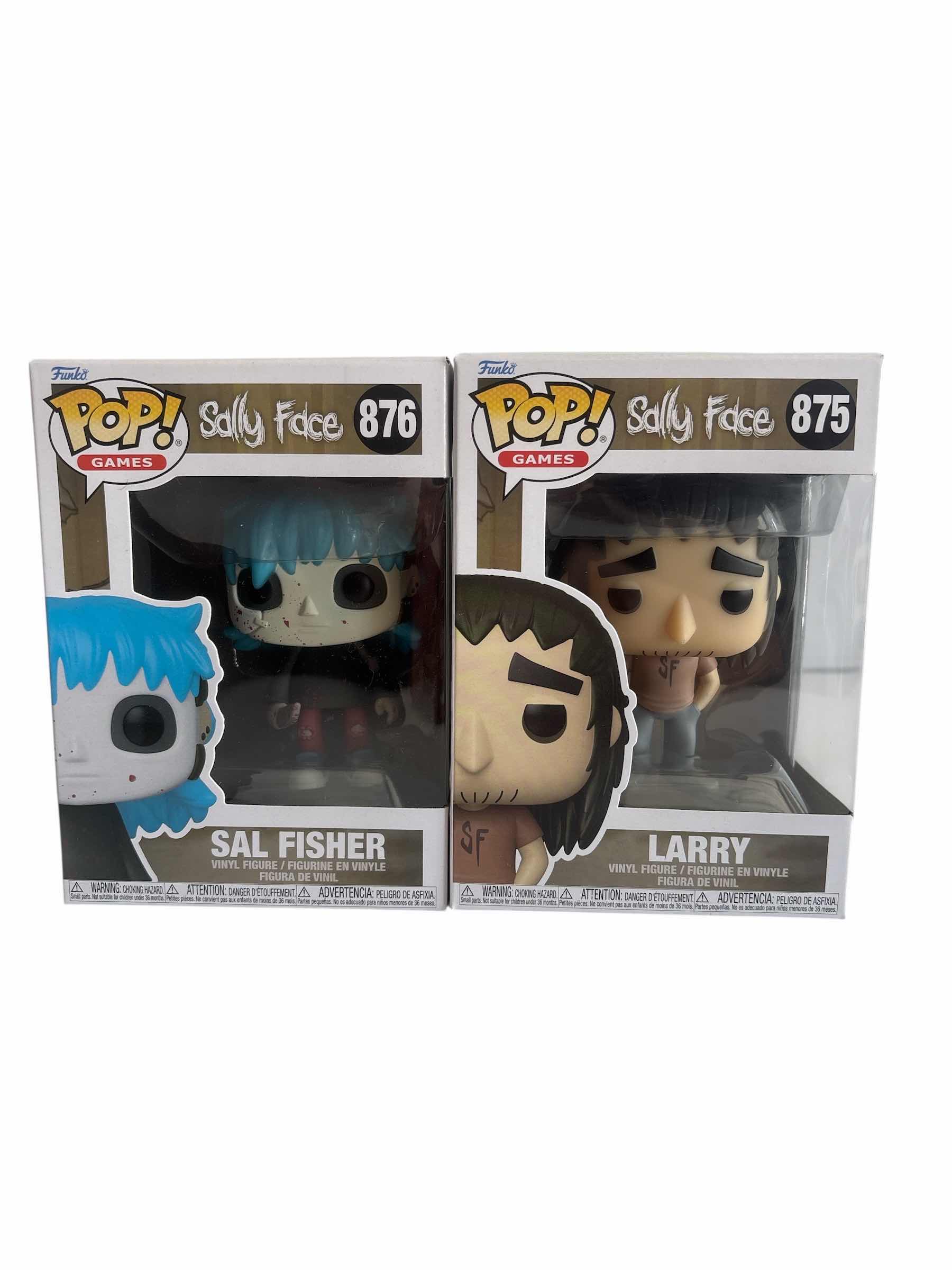 Photo 1 of (2) PCS NIB SAL FISHER & LARRY SALLY FACE