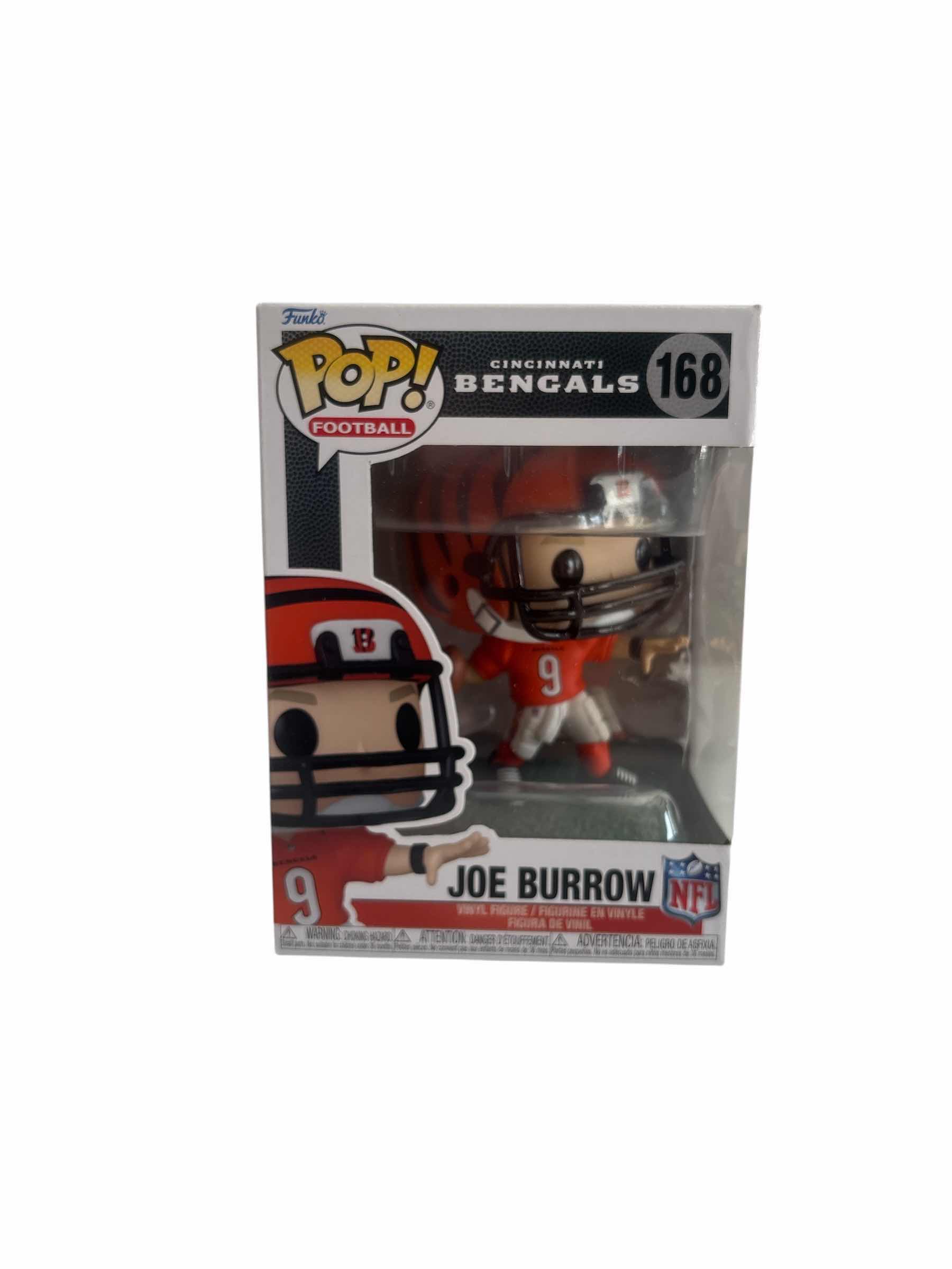 Photo 1 of NIB FUNKO POP JOE BURROW CINCINNATI BENGALS