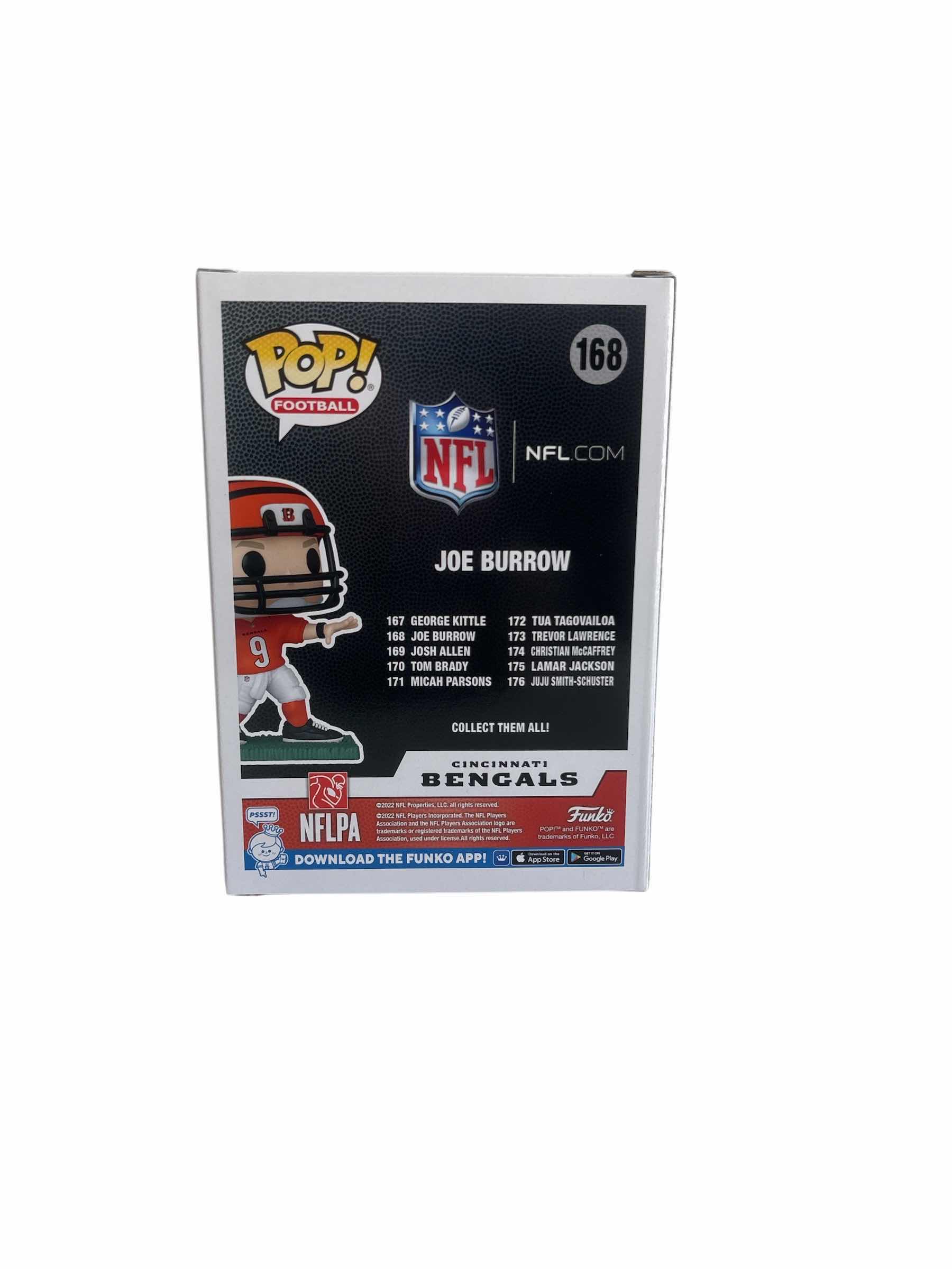 Photo 1 of NIB FUNKO POP JOE BURROW CINCINNATI BENGALS