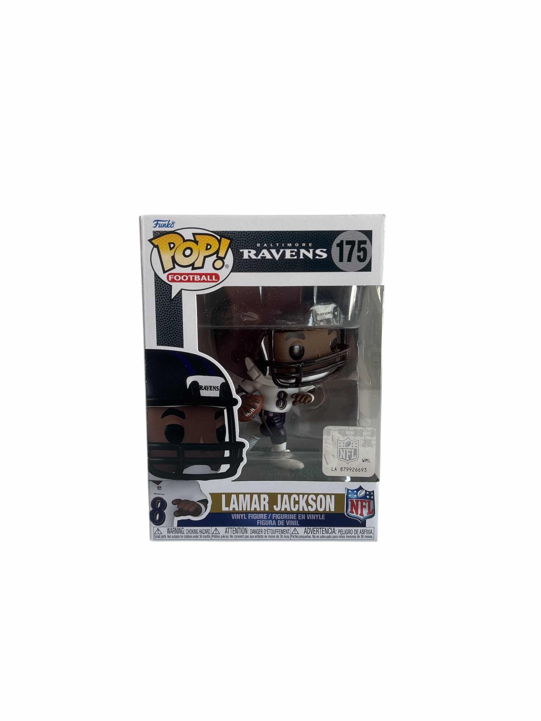 Photo 1 of NIB FUNKO POP LAMAR JACKSON BALTIMORE RAVENS