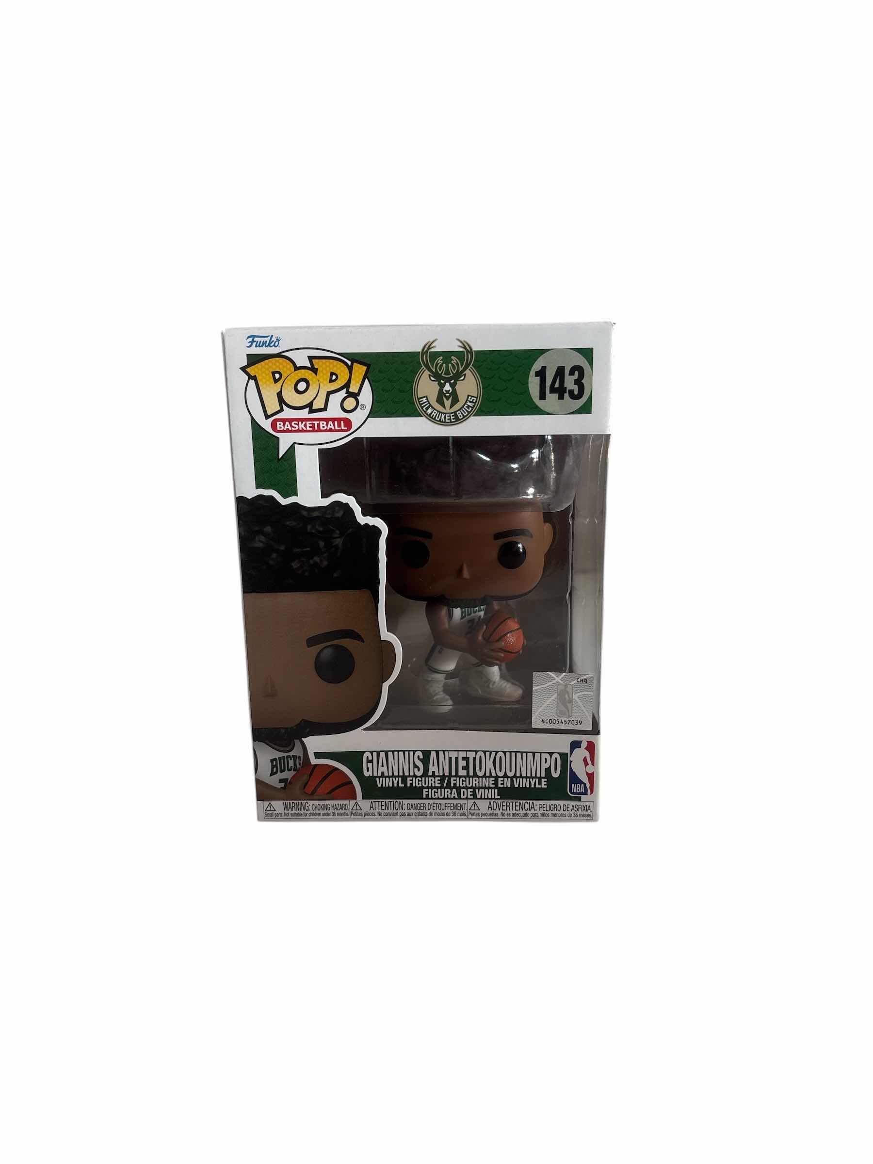 Photo 1 of NIB FUNKO POP GIANNIS ANTETOKOUNMPO MILWAUKEE BUCKS