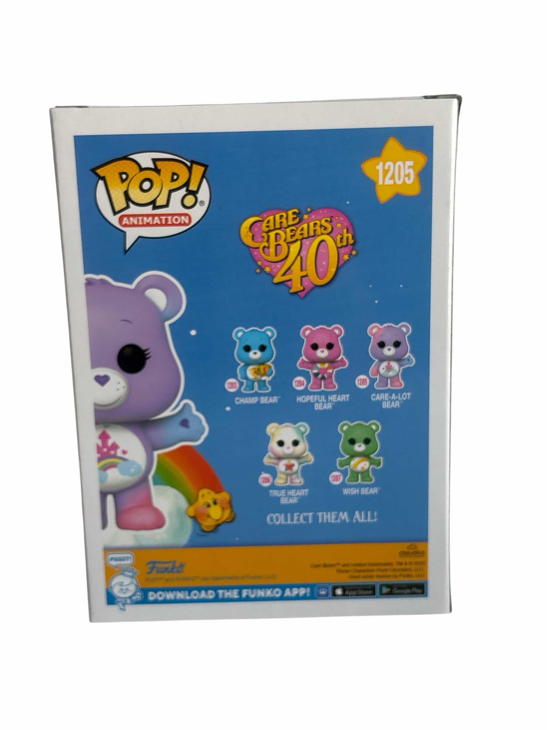 Photo 1 of NIB FUNKO POP CARE A LOT BEARS CARE BEARS 40TH