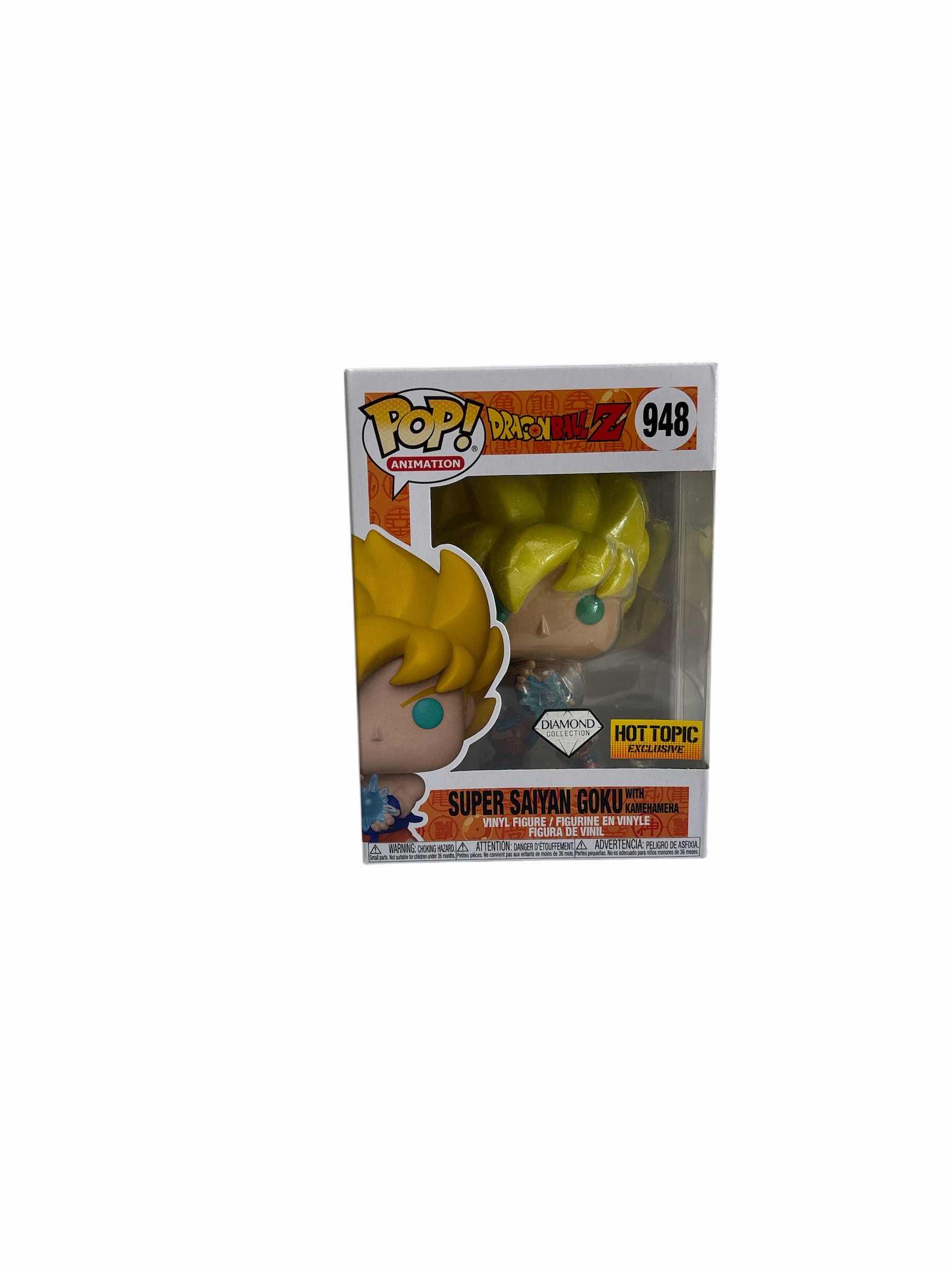Photo 1 of NIB FUNKO POP SUPER SAIYAN GOKU WITH KAMEHAMEHA DRAGONBALL Z