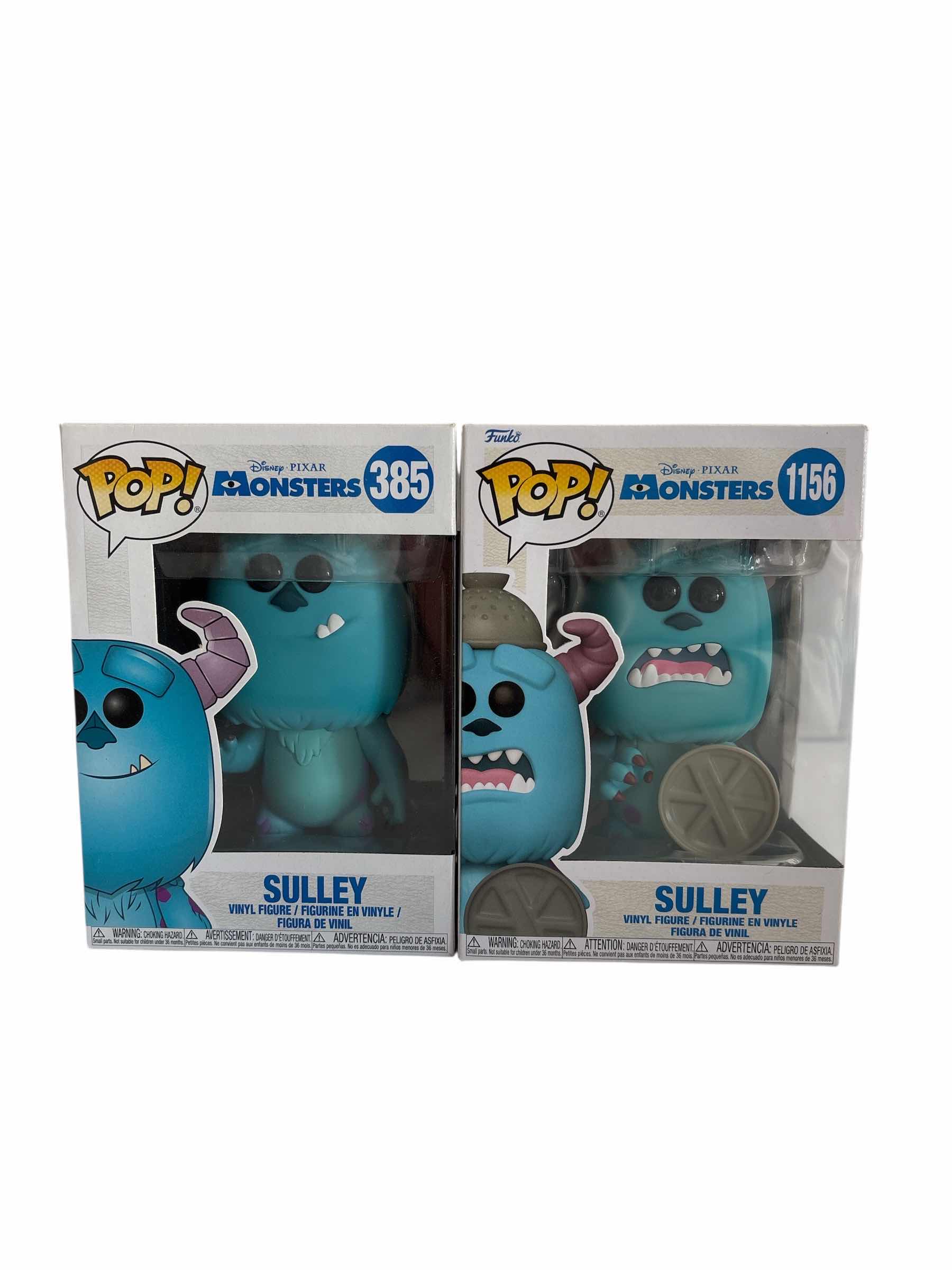 Photo 1 of (2)PCS NIB FUNKO POP SULLEY & SULLEY DISNEY PIXAR MONSTERS