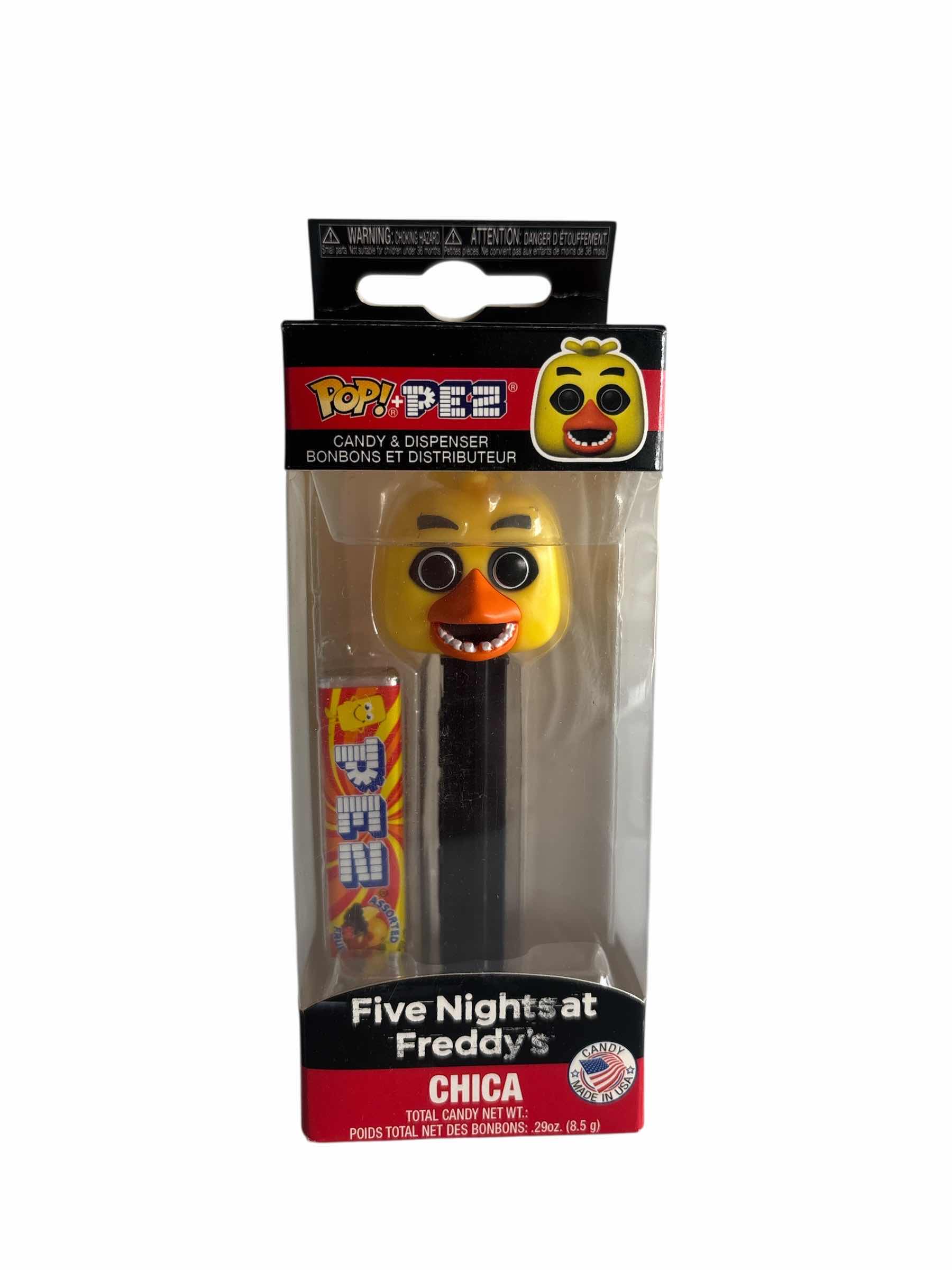 Photo 1 of NIB FUNKO POP +PEZ CHICA FIVE NIGHTS AT FREDDYS