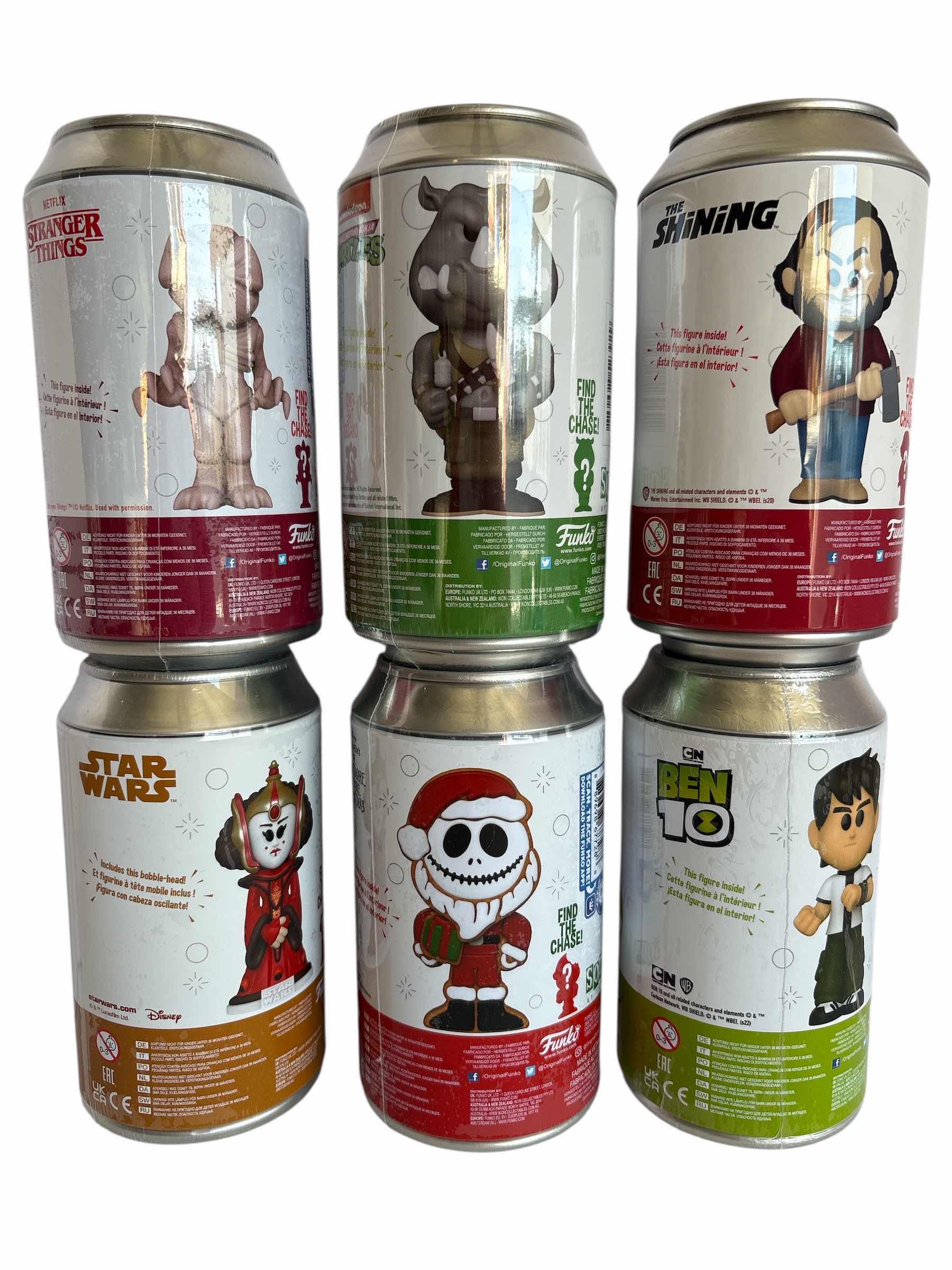 Photo 1 of NIB (6)PCS FUNKO SODA CHARACTER RETAIL $90