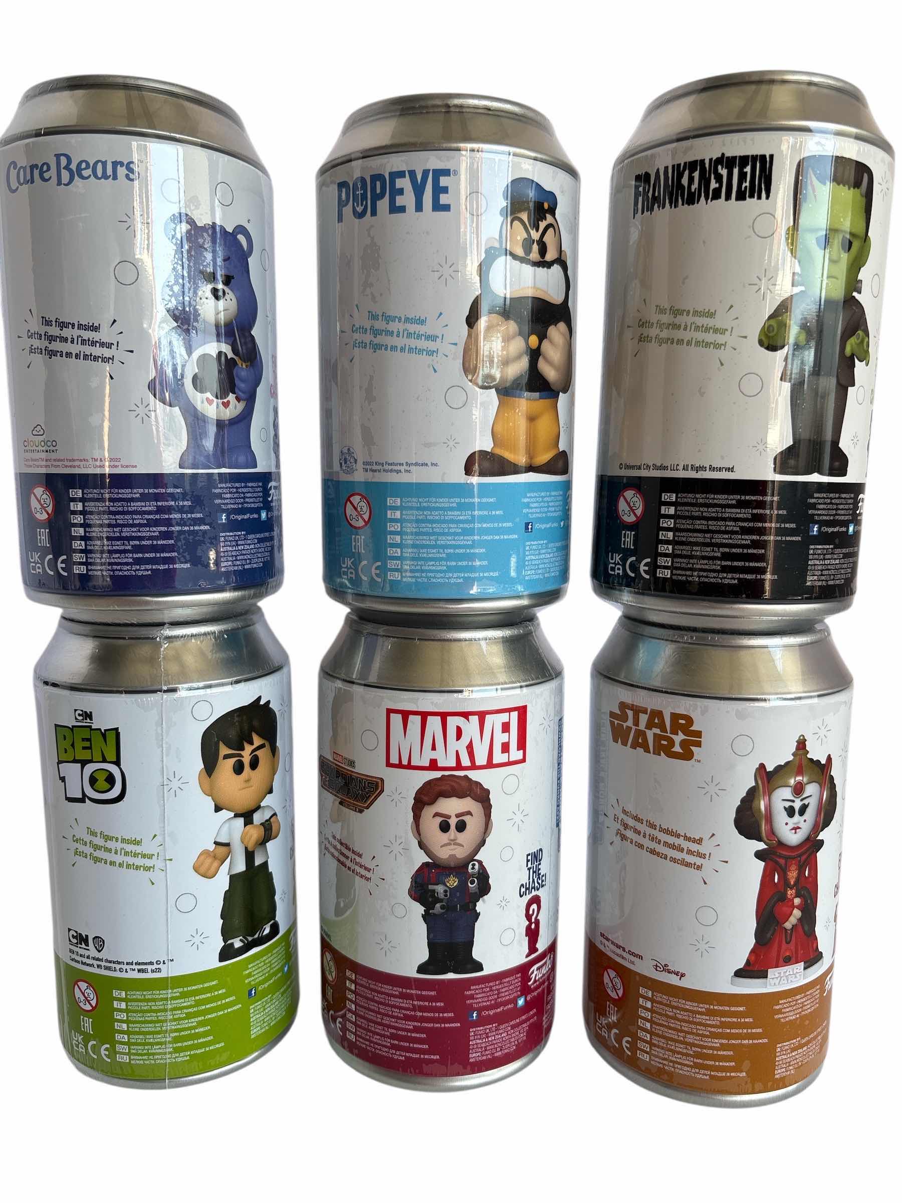 Photo 1 of NIB (6)PCS FUNKO SODA CHARACTER RETAIL $90