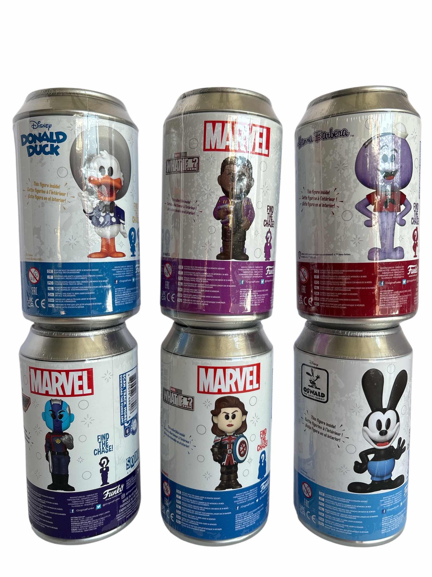 Photo 1 of NIB (6)PCS FUNKO SODA CHARACTER RETAIL $90